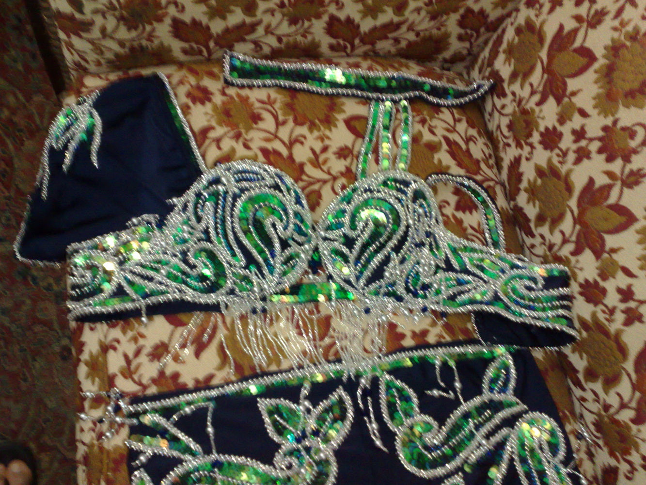 New Egyptian Belly Dance Costume Custom-Made belly dance Dress, Handmade stitched oriental outfit, Tribal dance skirt & Bra, Gypsy dance