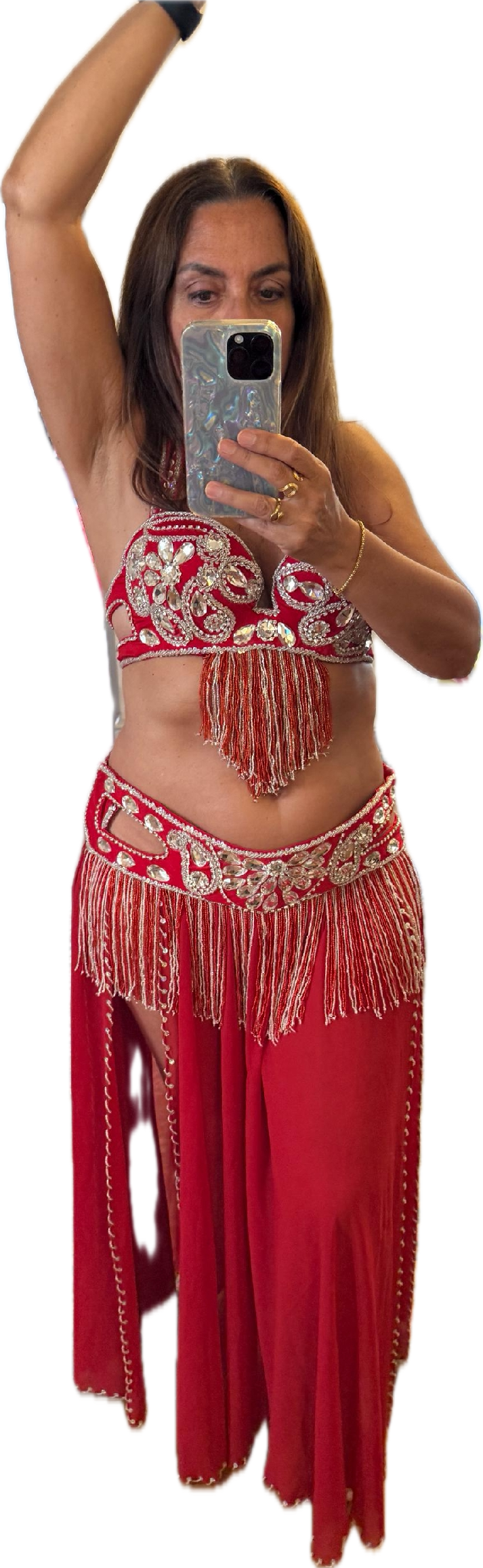 Professional Belly dance costume/ Custom-made luxurious belly dancer outfit
