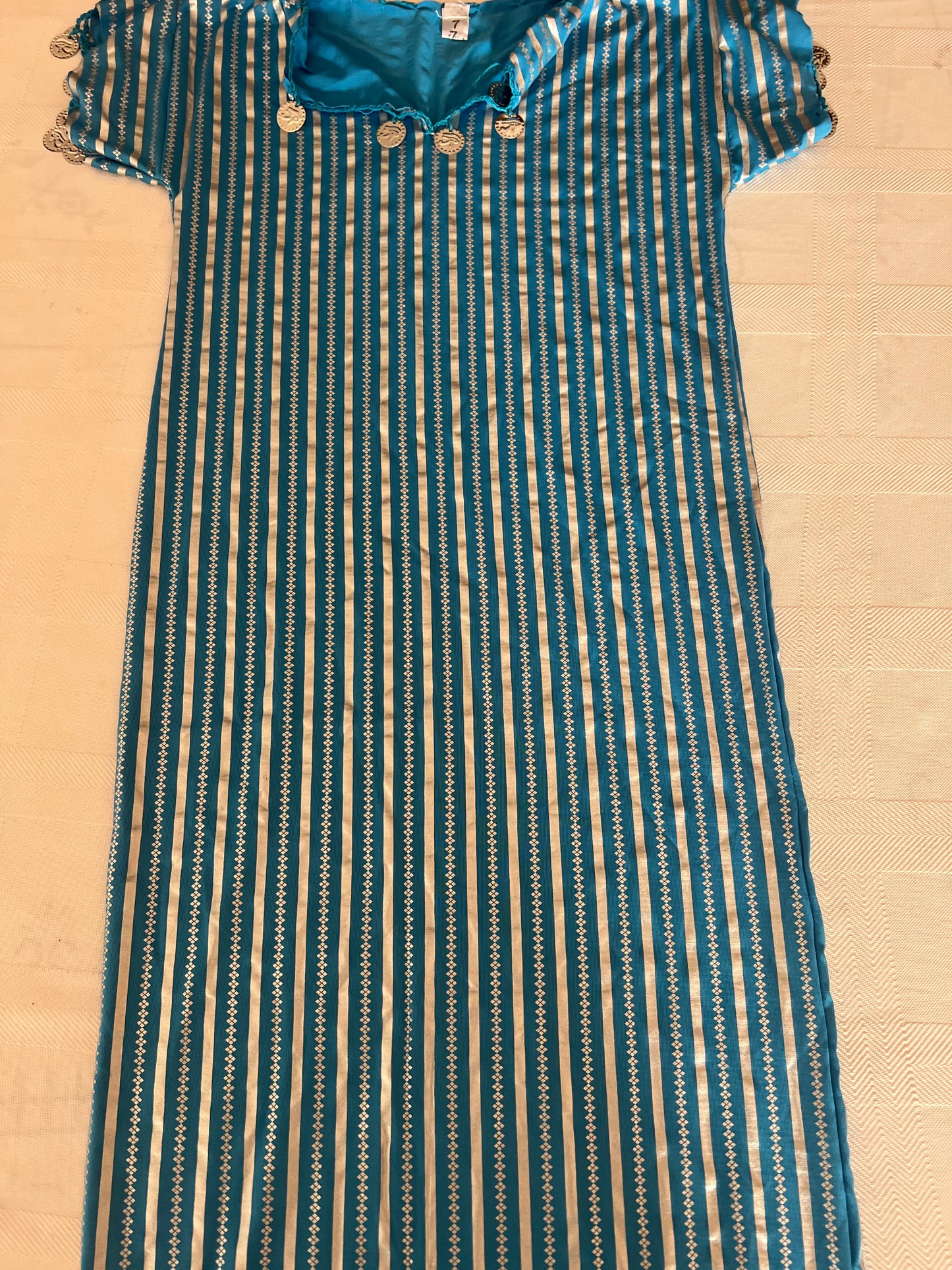 Kids Saidi belly dance dress/ Folklore dance Dancing Galabia outfit /8-12 years