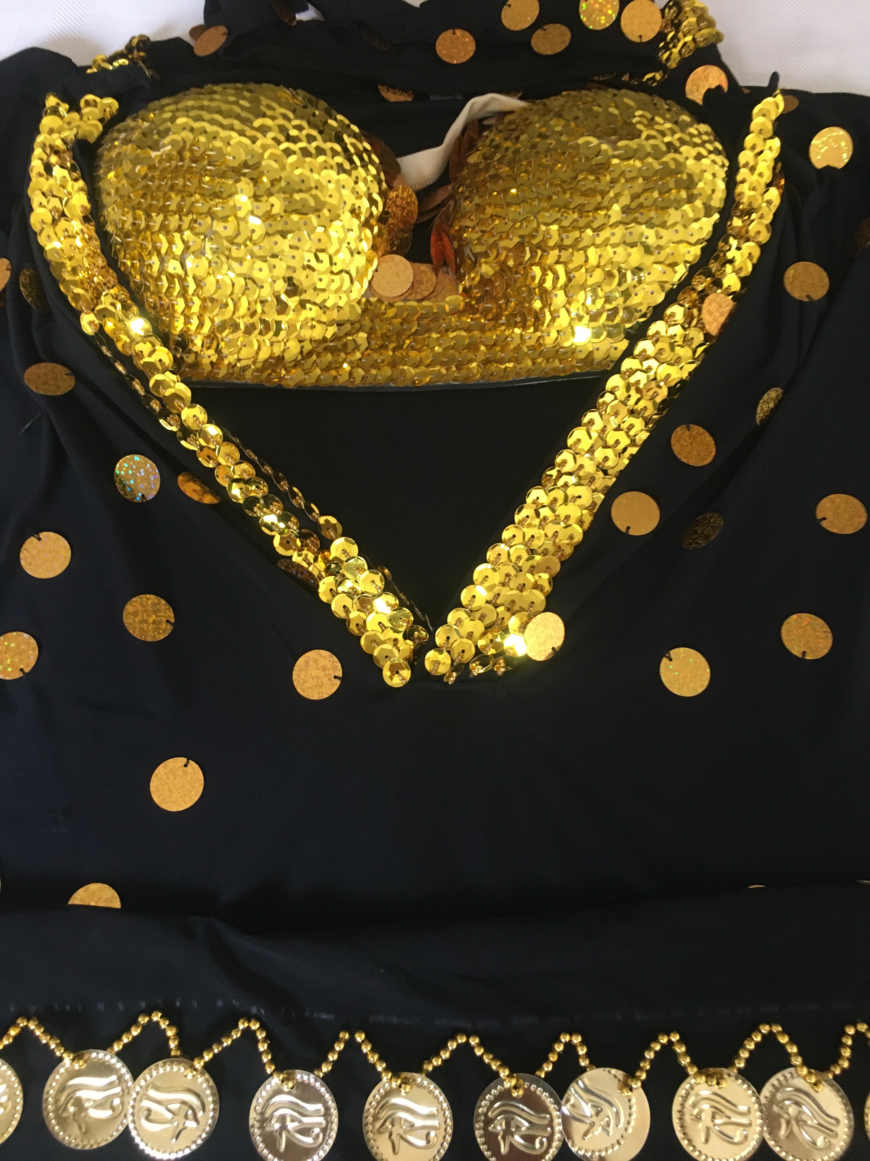 Egyptian Sexy Belly Dance Costume, Saidi Dress, Baladi Galabia, جلابية رقص شرقى