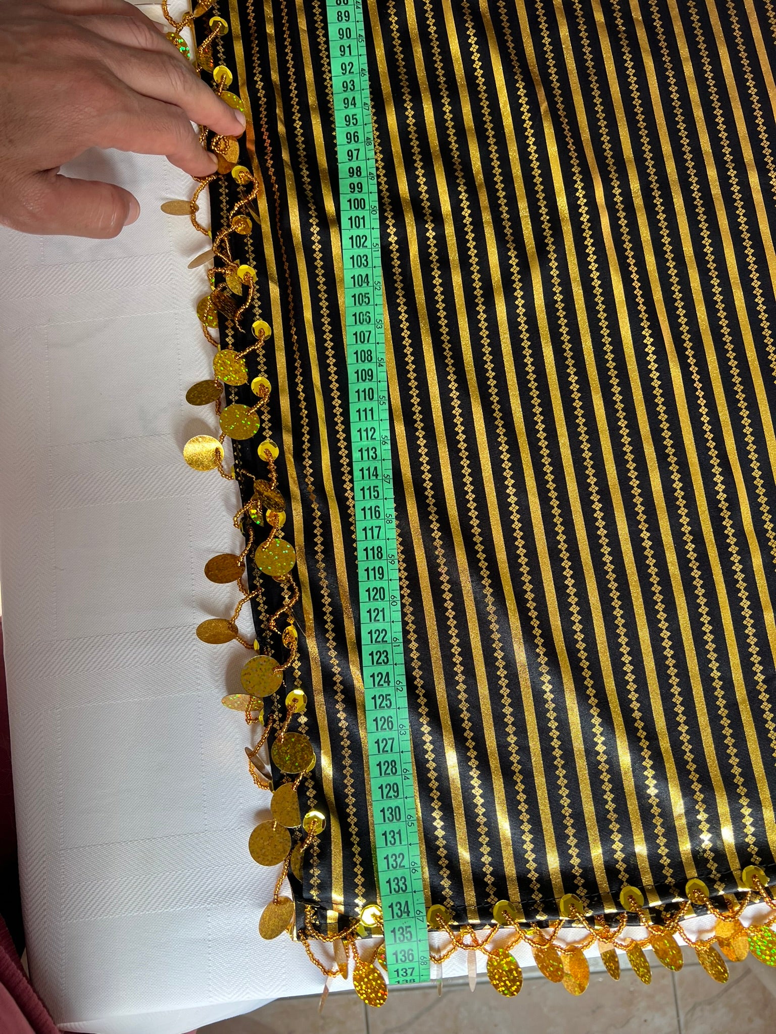 Saidi belly dance Galabia, Handmade belly dance dress with dancing hip scarf جلابية رقص شرقى صعيدى