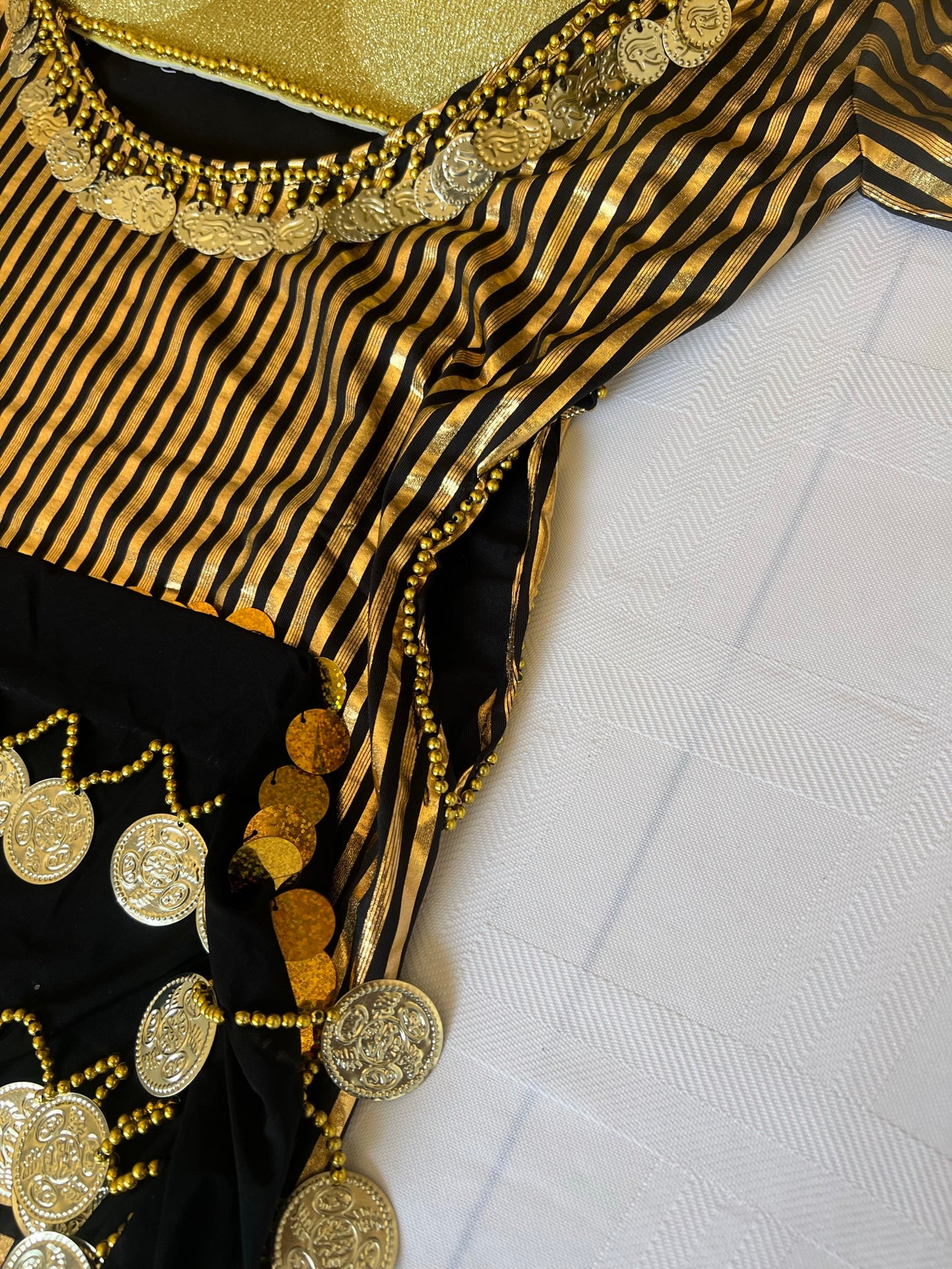 Egyptian Oriental Belly Dance Dress – Includes Bra & Scarf, Stunning Belly dance outfit