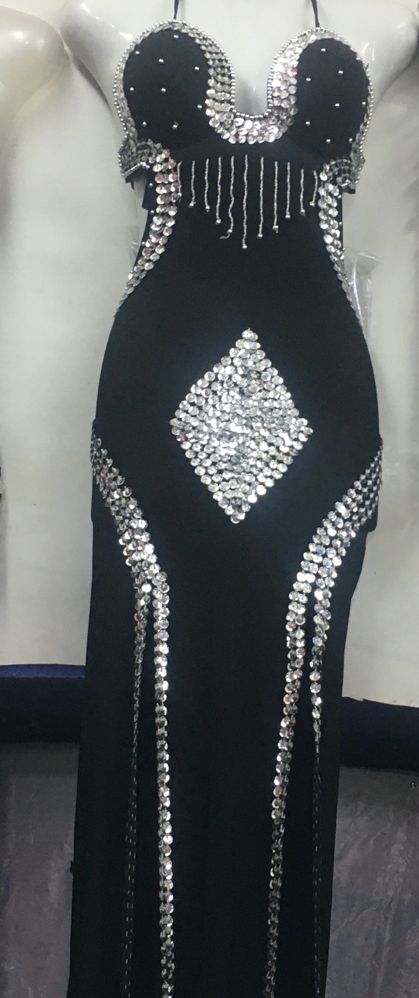 Sexy Belly dance dress with bra attached, New Handmade beaded dancing costume, Embellished bellydance outfit, بدلة رقص شرقى