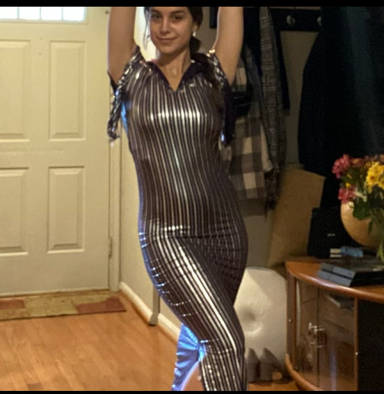 Ägyptisches Bauchtanzkleid Saidi Kostüm, Baladi Galabia, gestreifte Abaya, Kaftan 