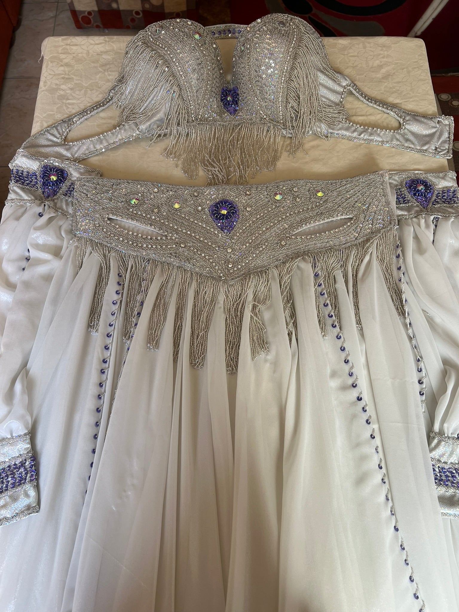 Professional belly dance costume/ Luxurious top quality belly dancer outfit.