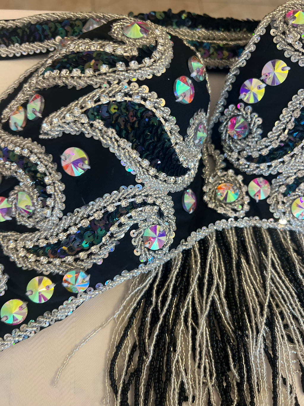 Professional belly dance costume/ Luxurious handmade belly dancer outfit