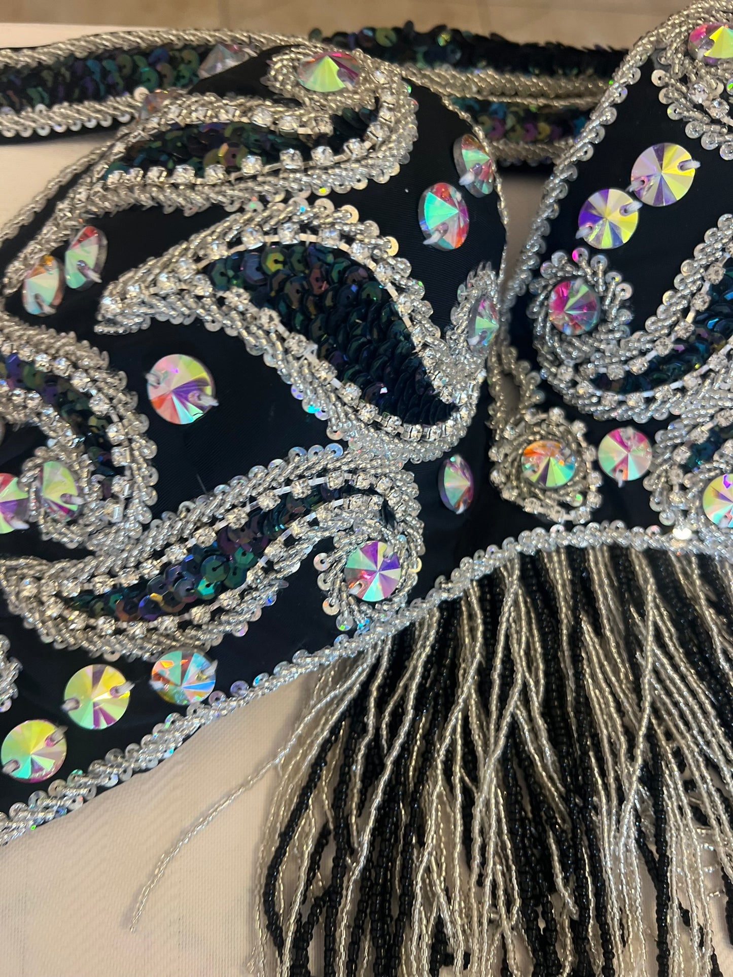 Professional belly dance costume/ Luxurious handmade belly dancer outfit