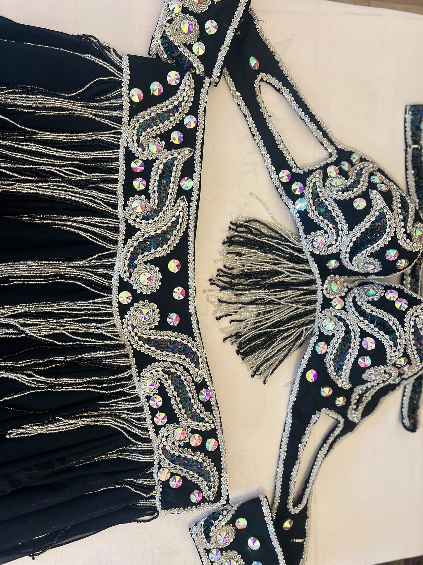 Professional belly dance costume/ Luxurious handmade belly dancer outfit