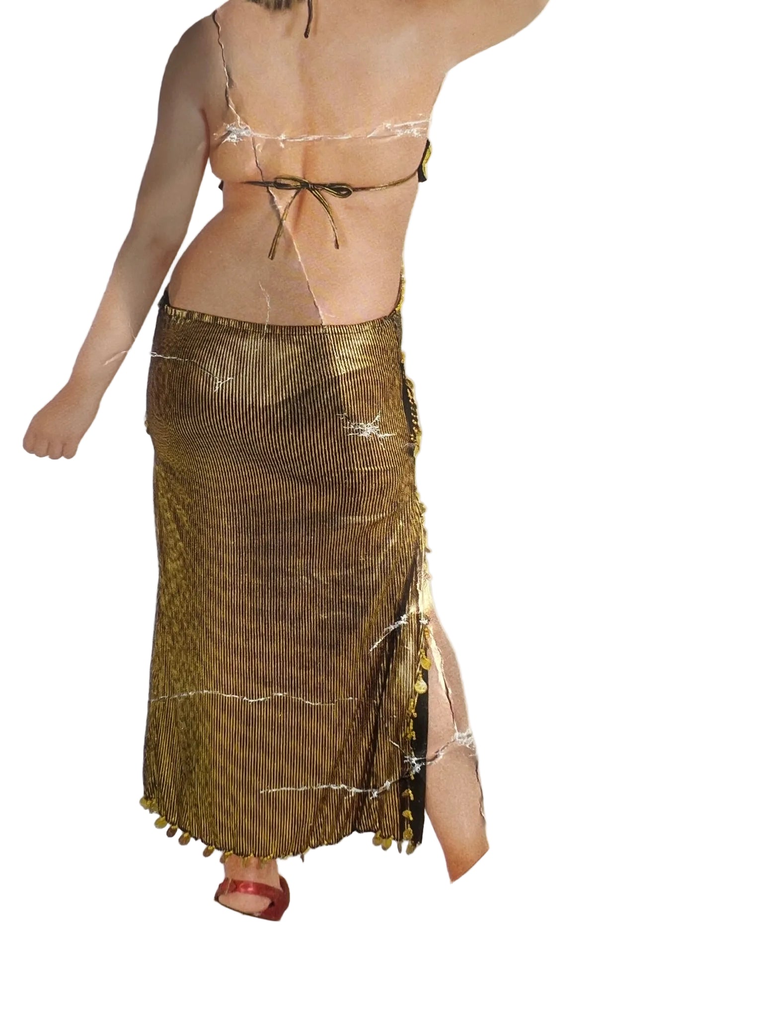 Egyptian belly dance costume, handmade embroidered belly dancing dress, oriental handmade embellished dancing outfit بدلة رقص