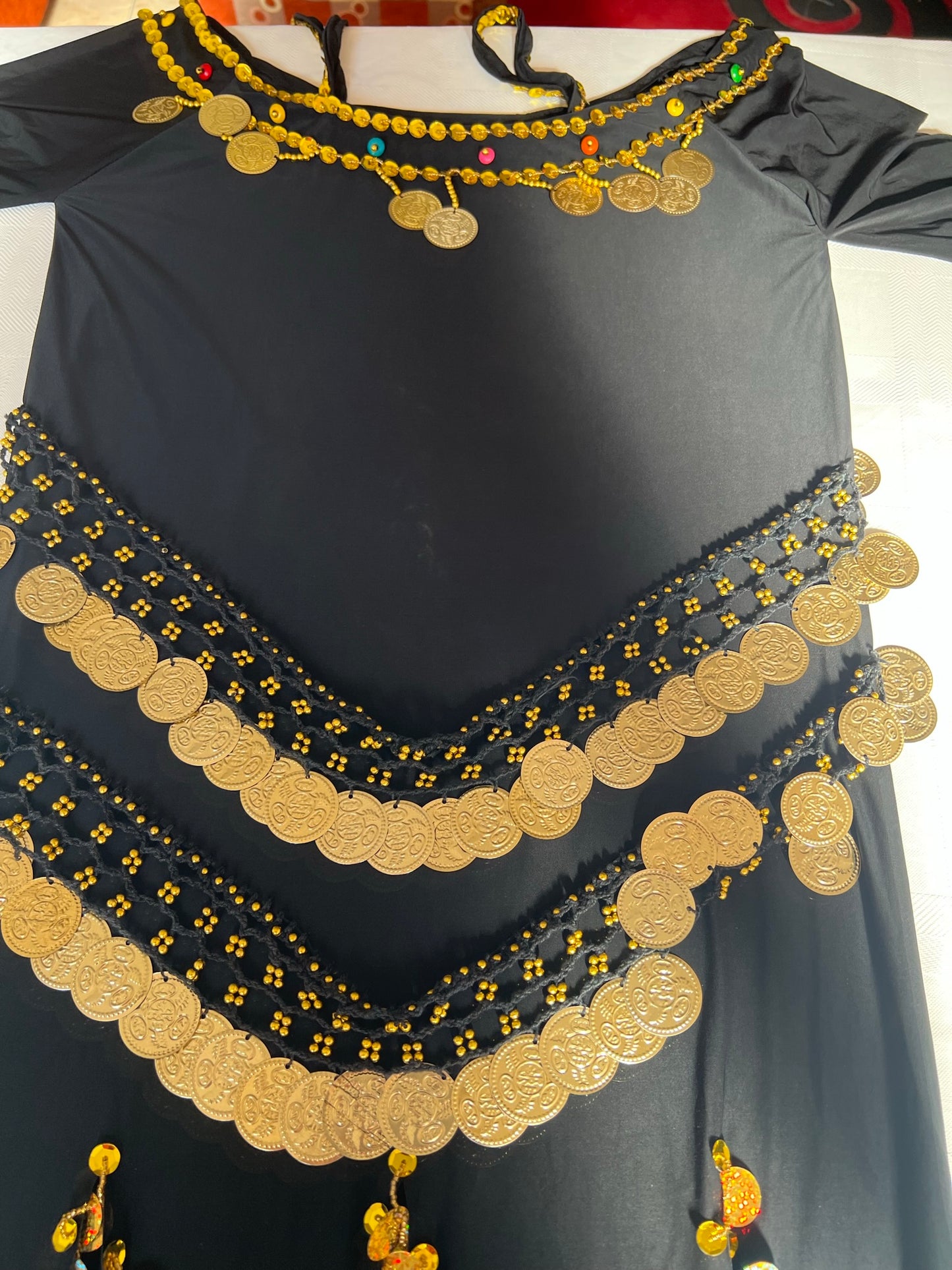Egyptian Belly Dance Dress, Saidi Costume, Baladi Galabia, Fallahi Abaya, Kaftan