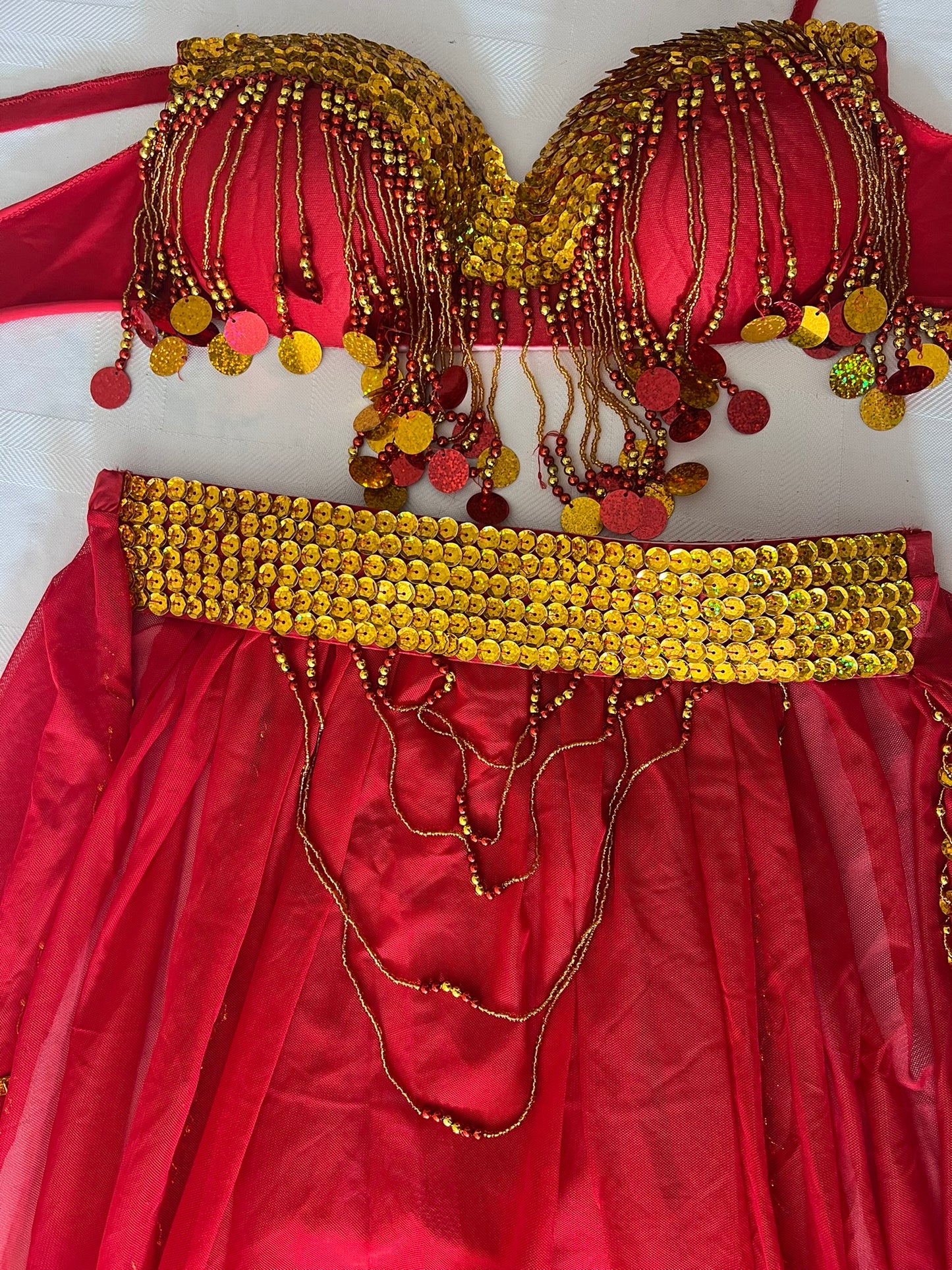 Sexy Egyptian belly dance costume/ Handmade belly dance belt, skirt and bra