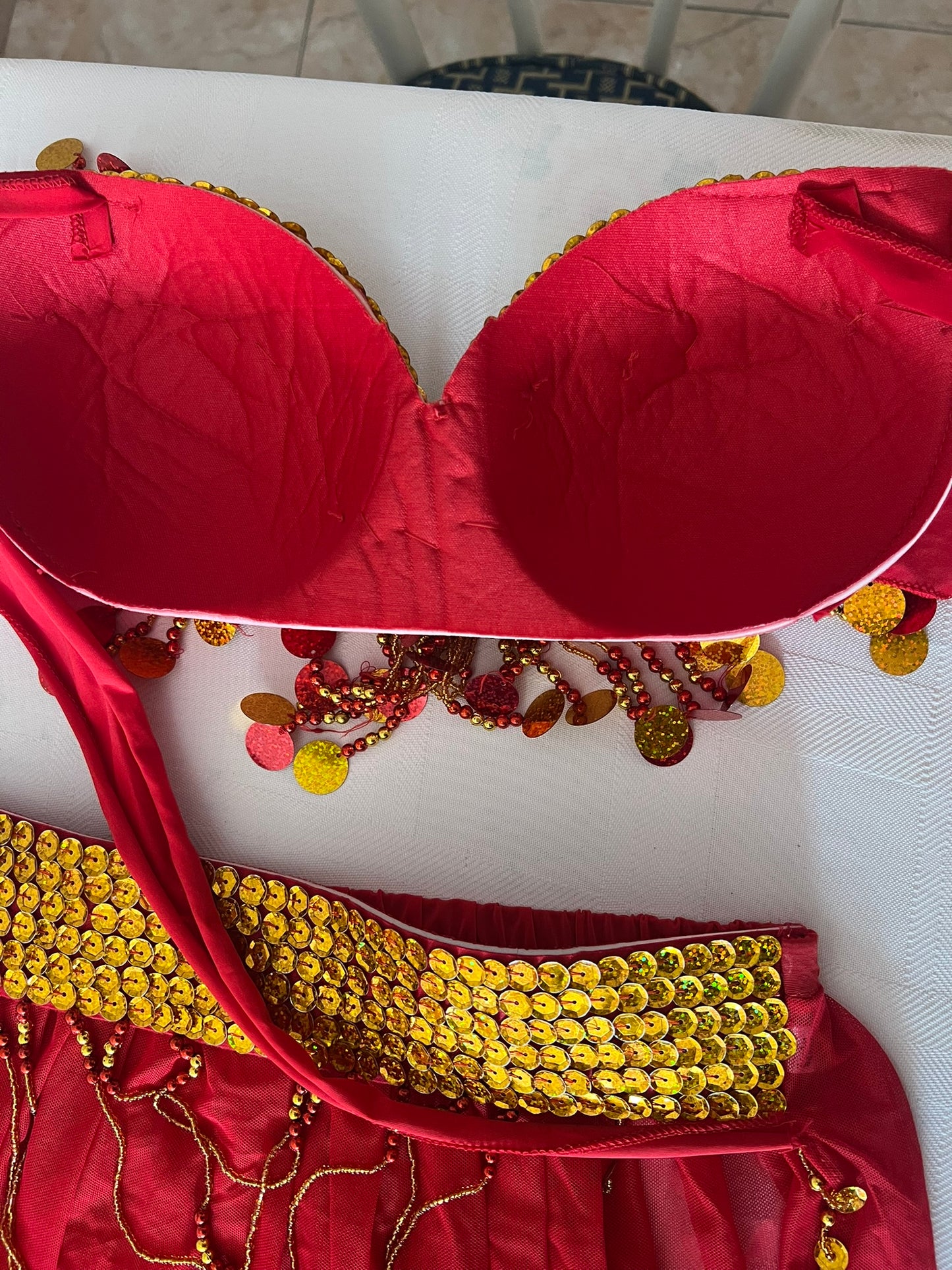 Sexy Egyptian belly dance costume/ Handmade belly dance belt, skirt and bra