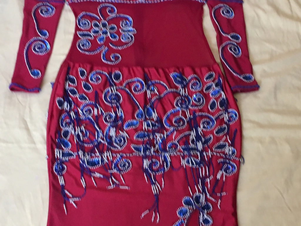 Sexy Egyptian professional belly dance costume, Belly dance Dress Custom-made New oriental one-piece dress, handmade embroidered dance set.