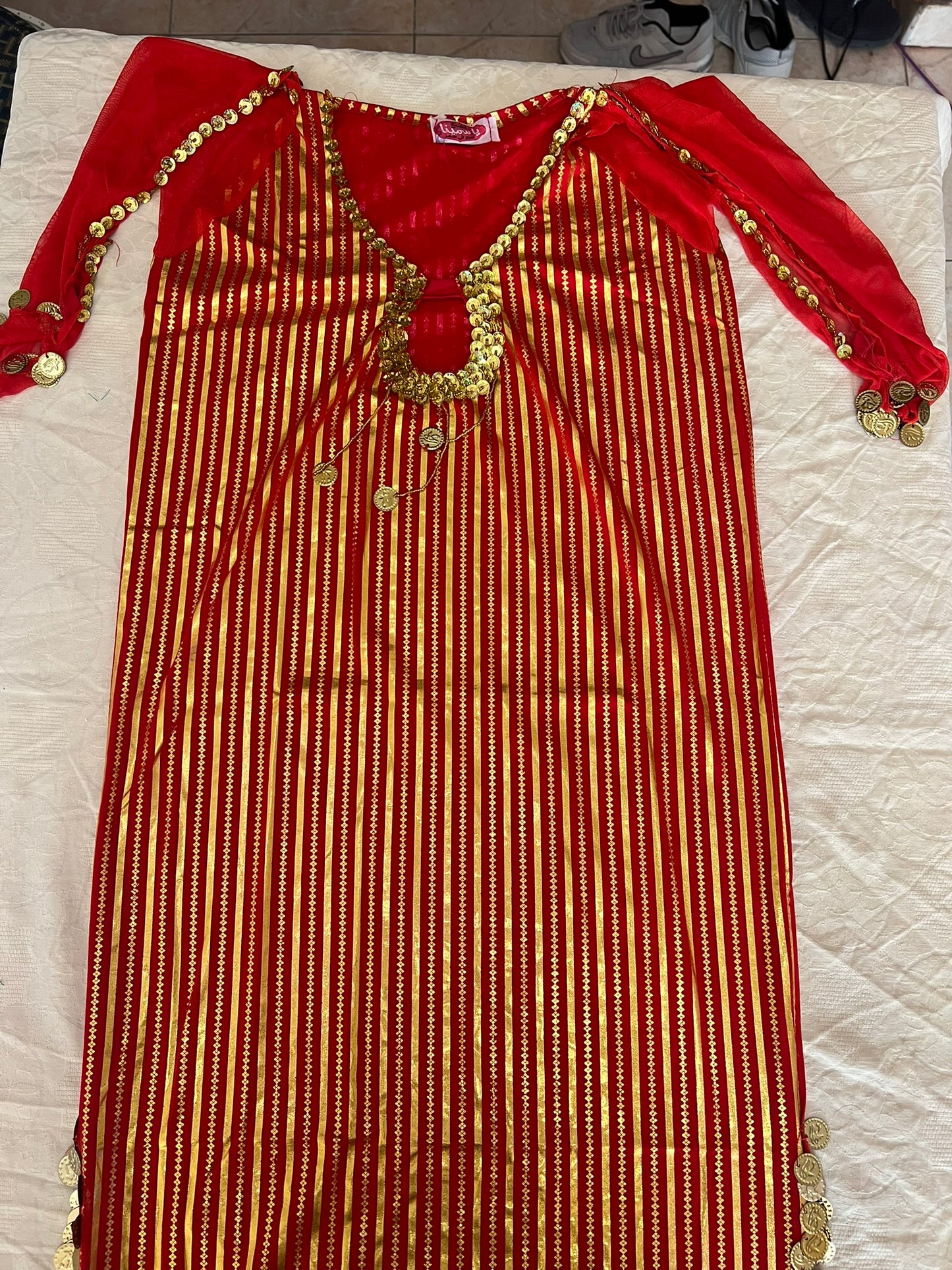 Egyptian Sexy belly dance dress, Fallahi style oriental dance galabia, handmade