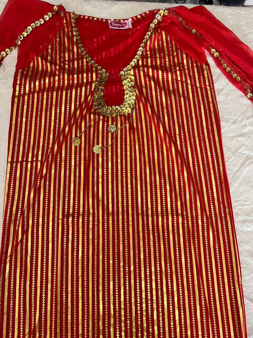 Egyptian Sexy belly dance dress, Fallahi style oriental dance galabia, handmade