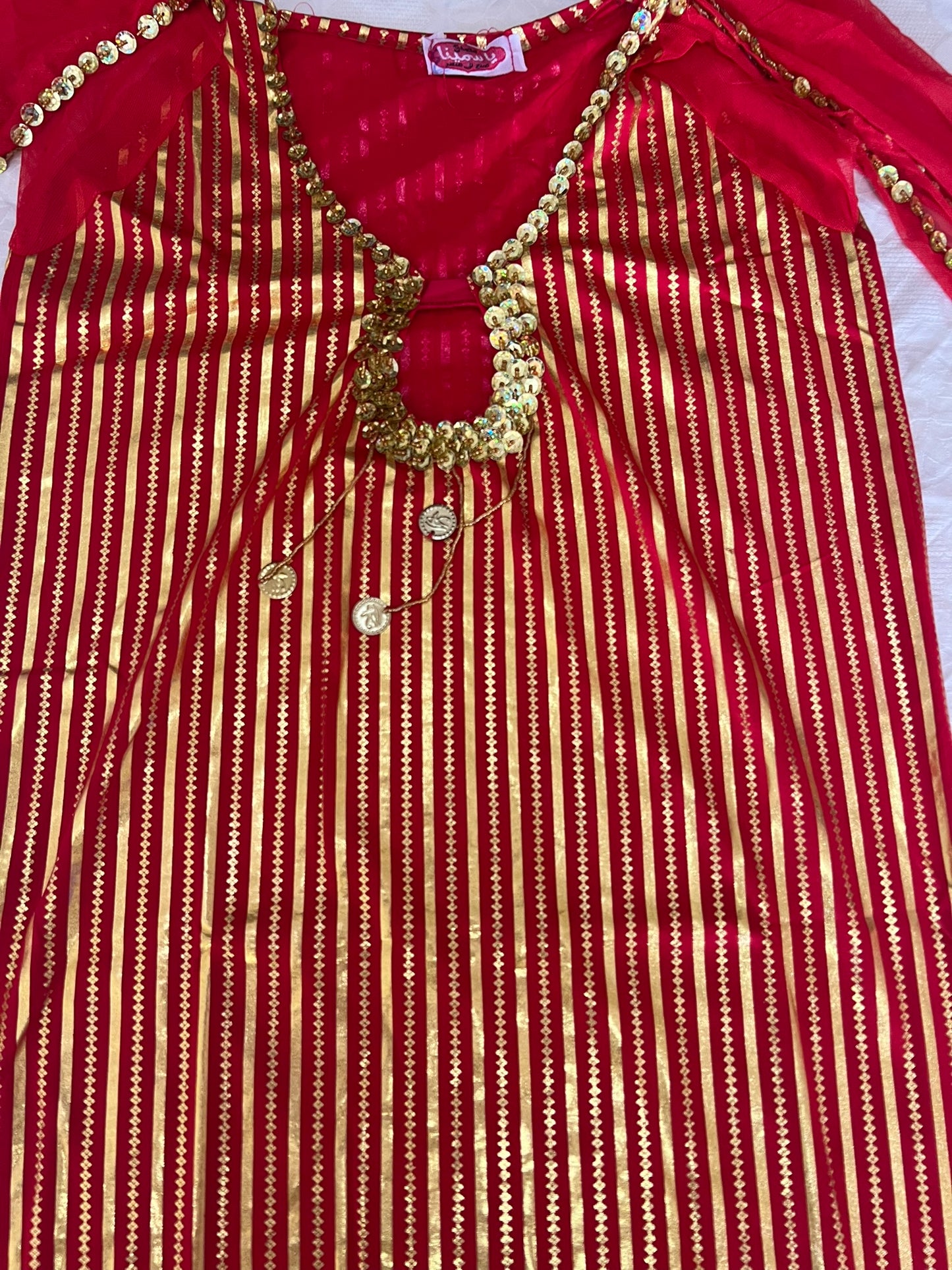 Egyptian Sexy belly dance dress, Fallahi style oriental dance galabia, handmade