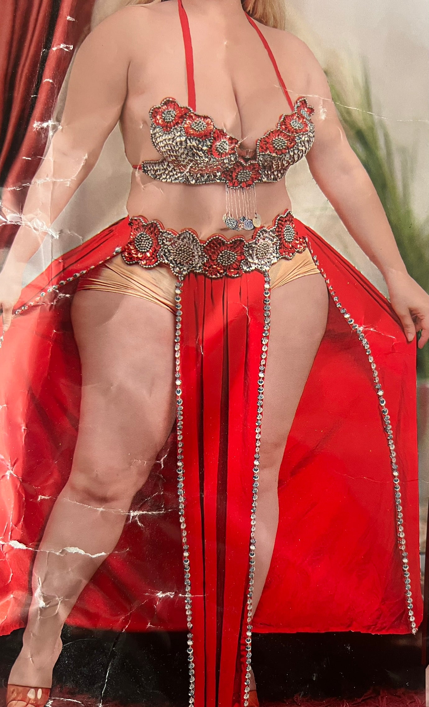 Sexy belly dance costume, one size dancing belt, skirt and bra بدلة رقص شرقى