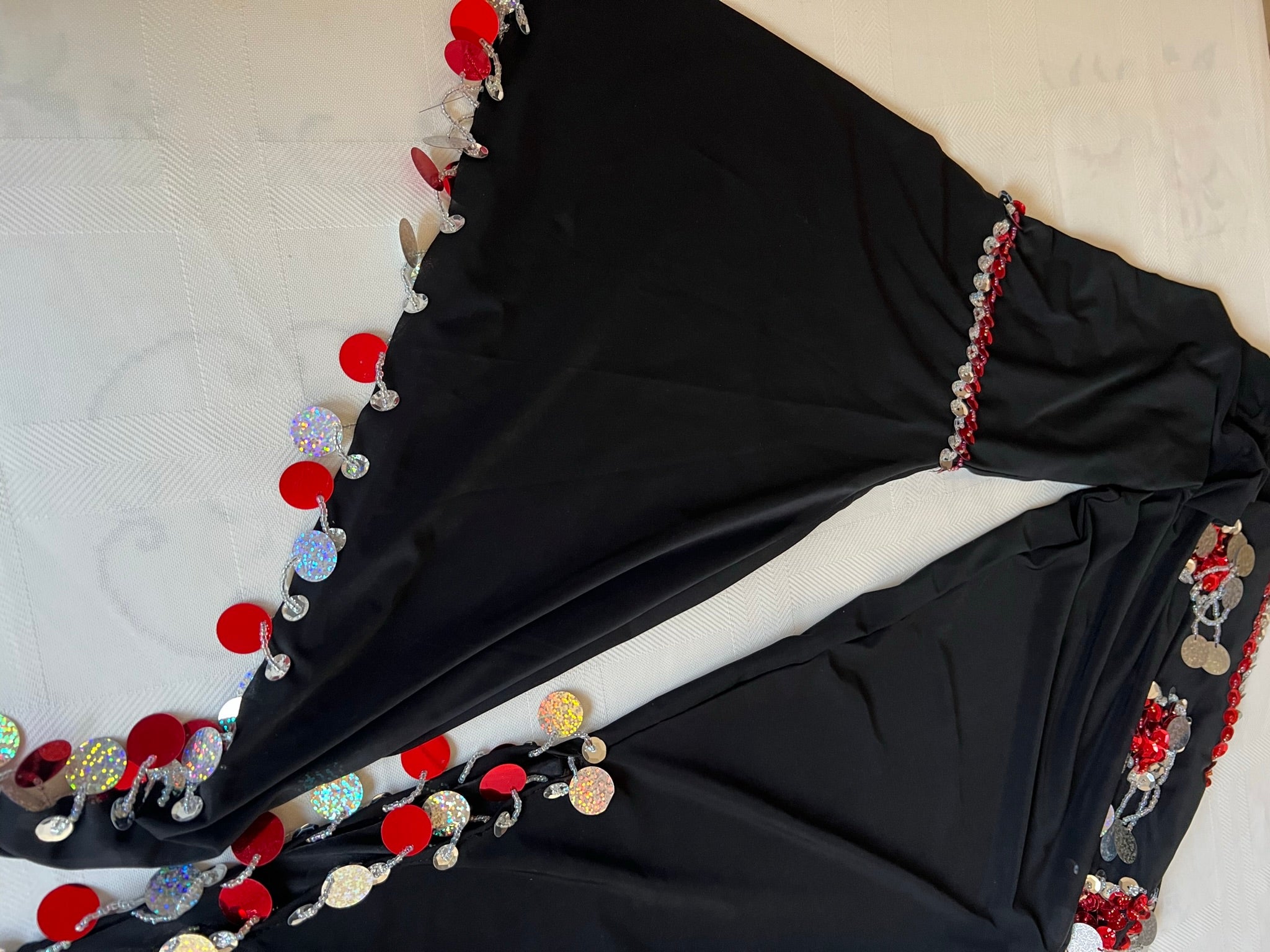 Ägyptisches orientalisches Bauchtanzkleid, inklusive BH, BAUCHTANZ-Outfit, handgefertigtes verziertes Bauchtanz-Set, Einheitsgröße. 