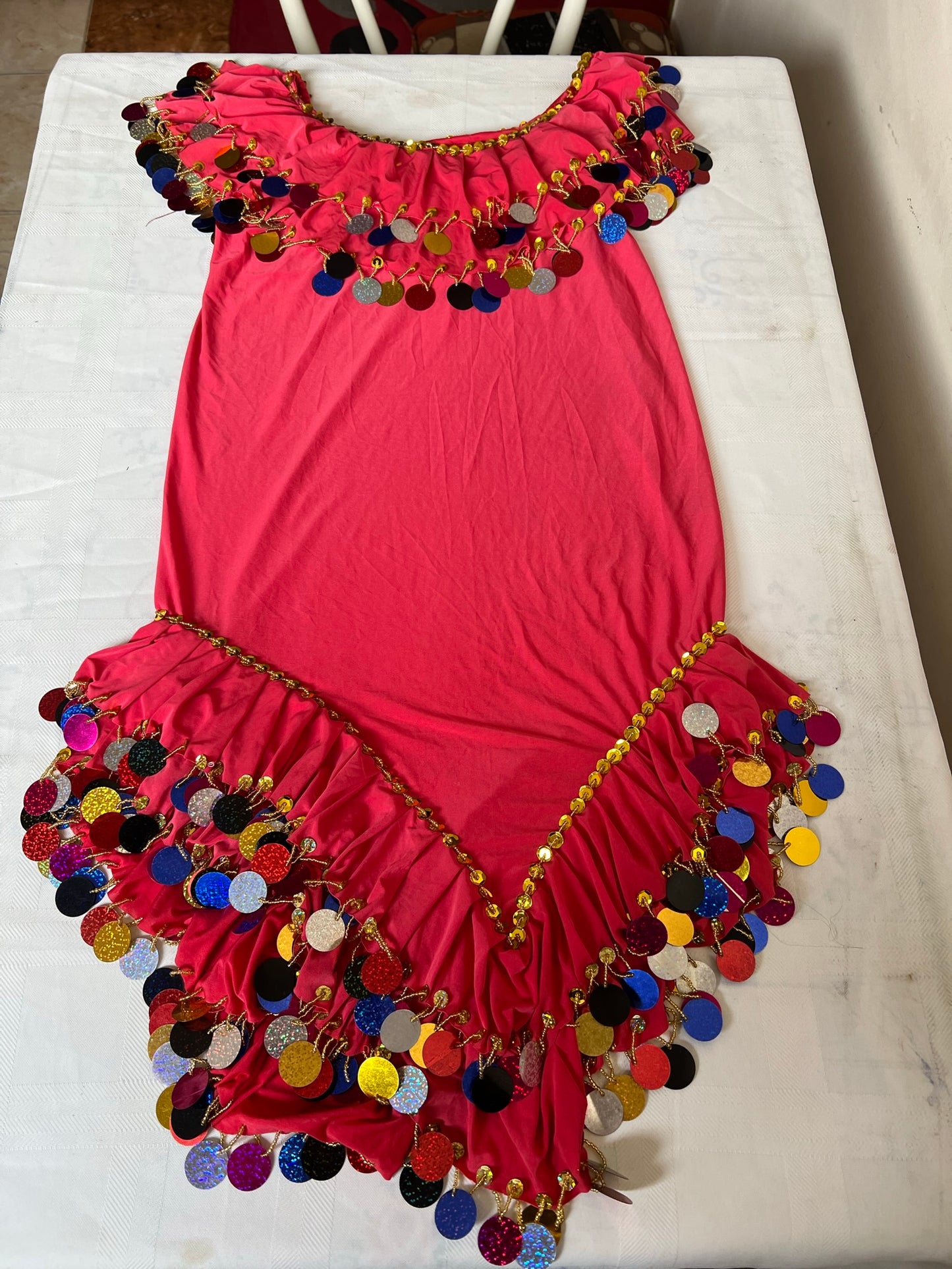 Egyptian Belly Dance Dress Saidi Costume,Baladi Galabeya, Fallahi Abaya, Kaftan , Handmade embroidery  , one size , Gypsy, Iskandrani outfit