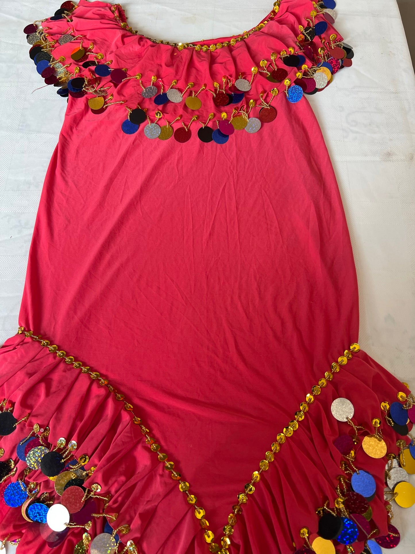 Egyptian Belly Dance Dress Saidi Costume,Baladi Galabeya, Fallahi Abaya, Kaftan , Handmade embroidery  , one size , Gypsy, Iskandrani outfit