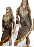 Ägyptisches neues Bauchtanzkleid, Saidi Bauchtanzkostüm, Einheitsgröße mit Körbchengröße B