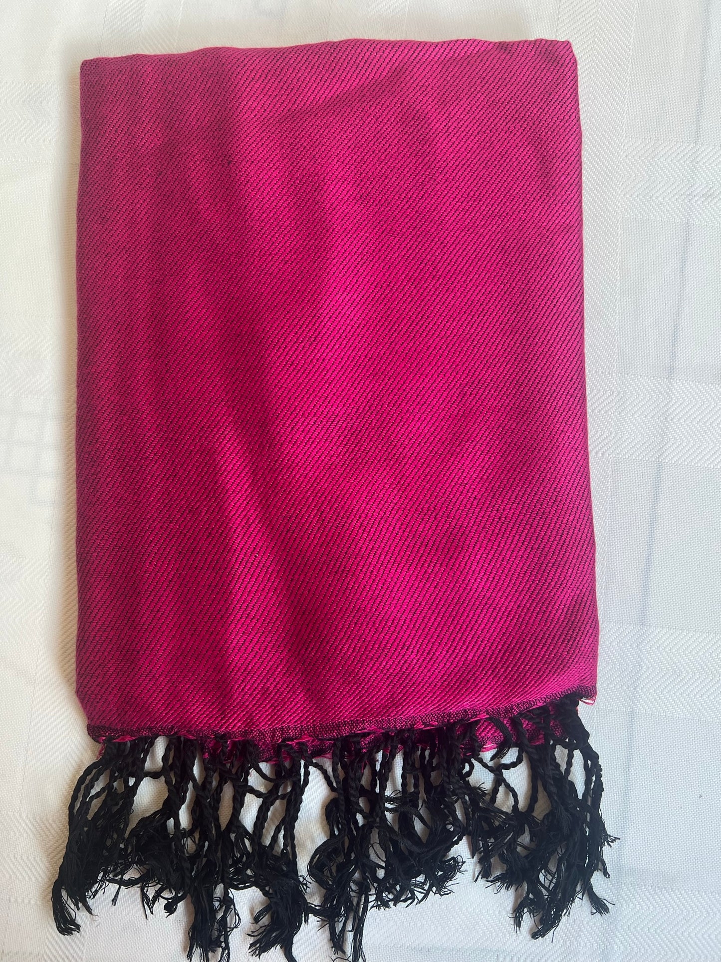 Egyptian Handmade Rectangular Shawl / Scarf for Both Men and Women, high quality Cotton blend handmade fabric, 200 cm length X 60 cm width