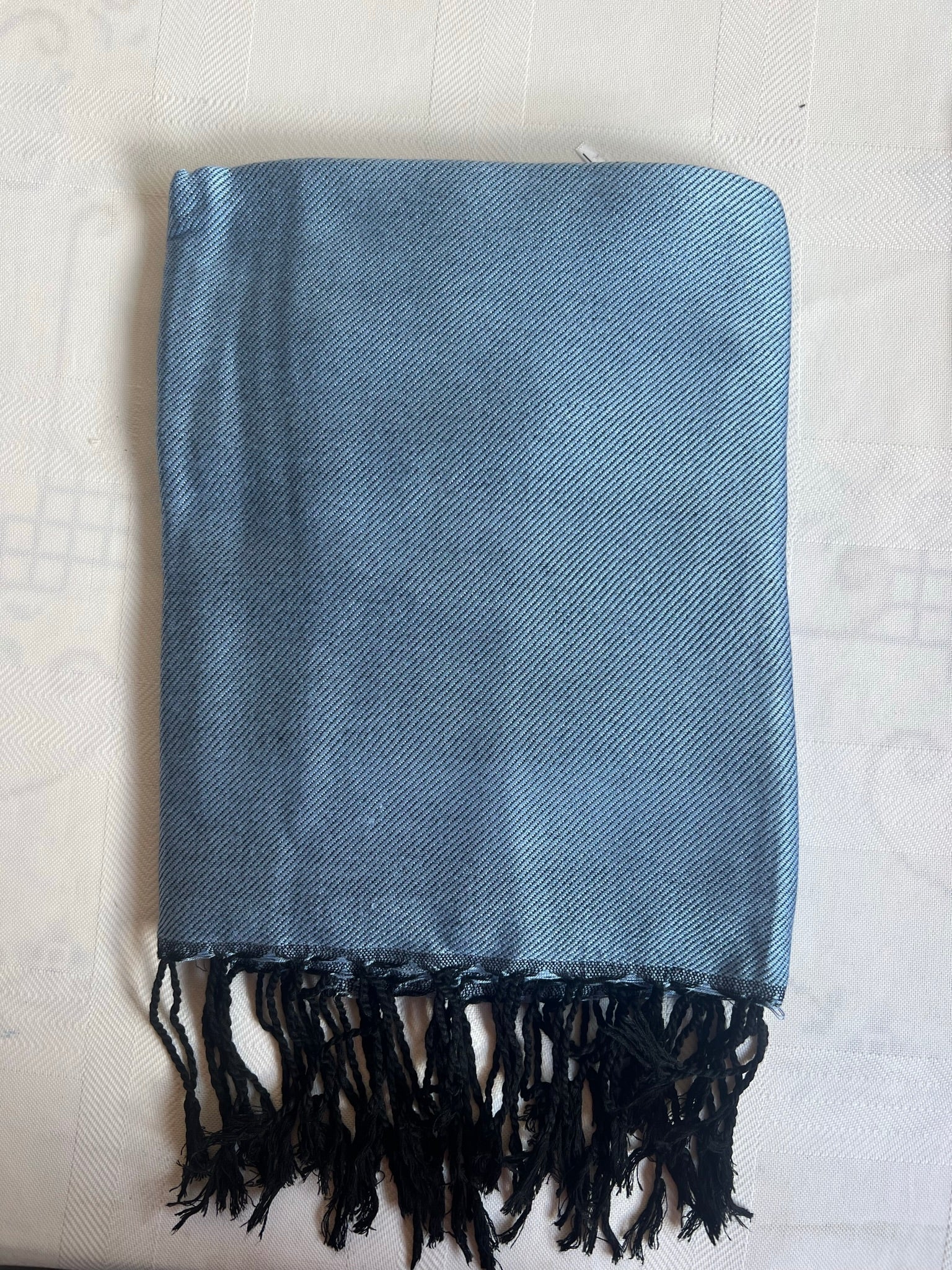 Egyptian Handmade Rectangular Shawl / Scarf for Both Men and Women, high quality Cotton blend handmade fabric, 200 cm length X 60 cm width