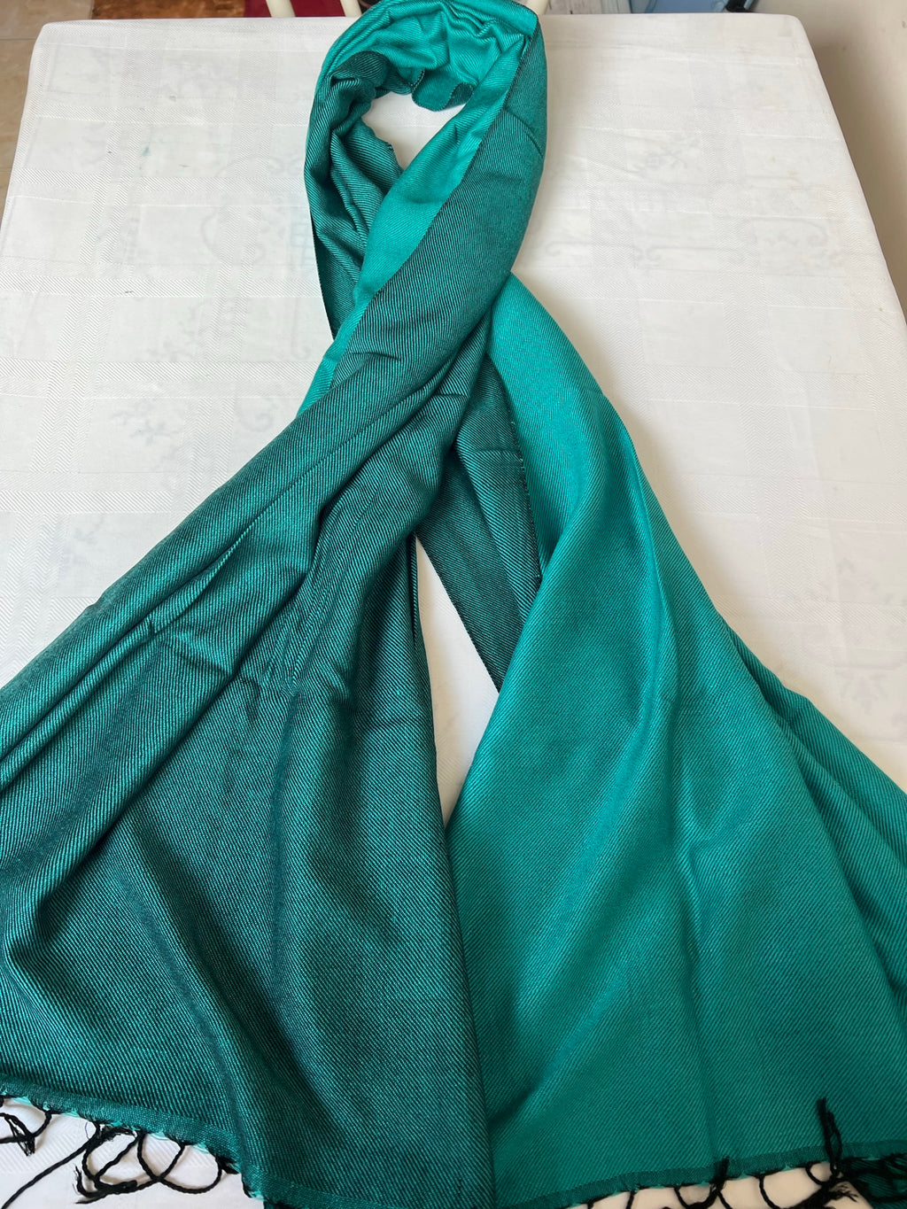 Egyptian Handmade Rectangular Shawl / Scarf for Both Men and Women, high quality Cotton blend handmade fabric, 200 cm length X 60 cm width