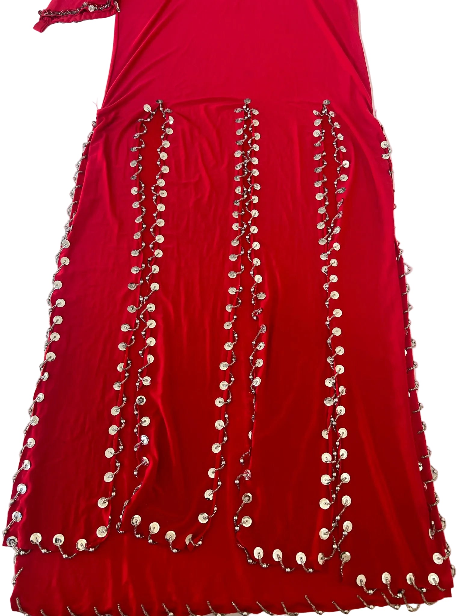 Belly Dance Dress, dancing Costume, Saidi Galabia, Egyptian Oriental Sexy Abaya, Fallahi dance Galabia