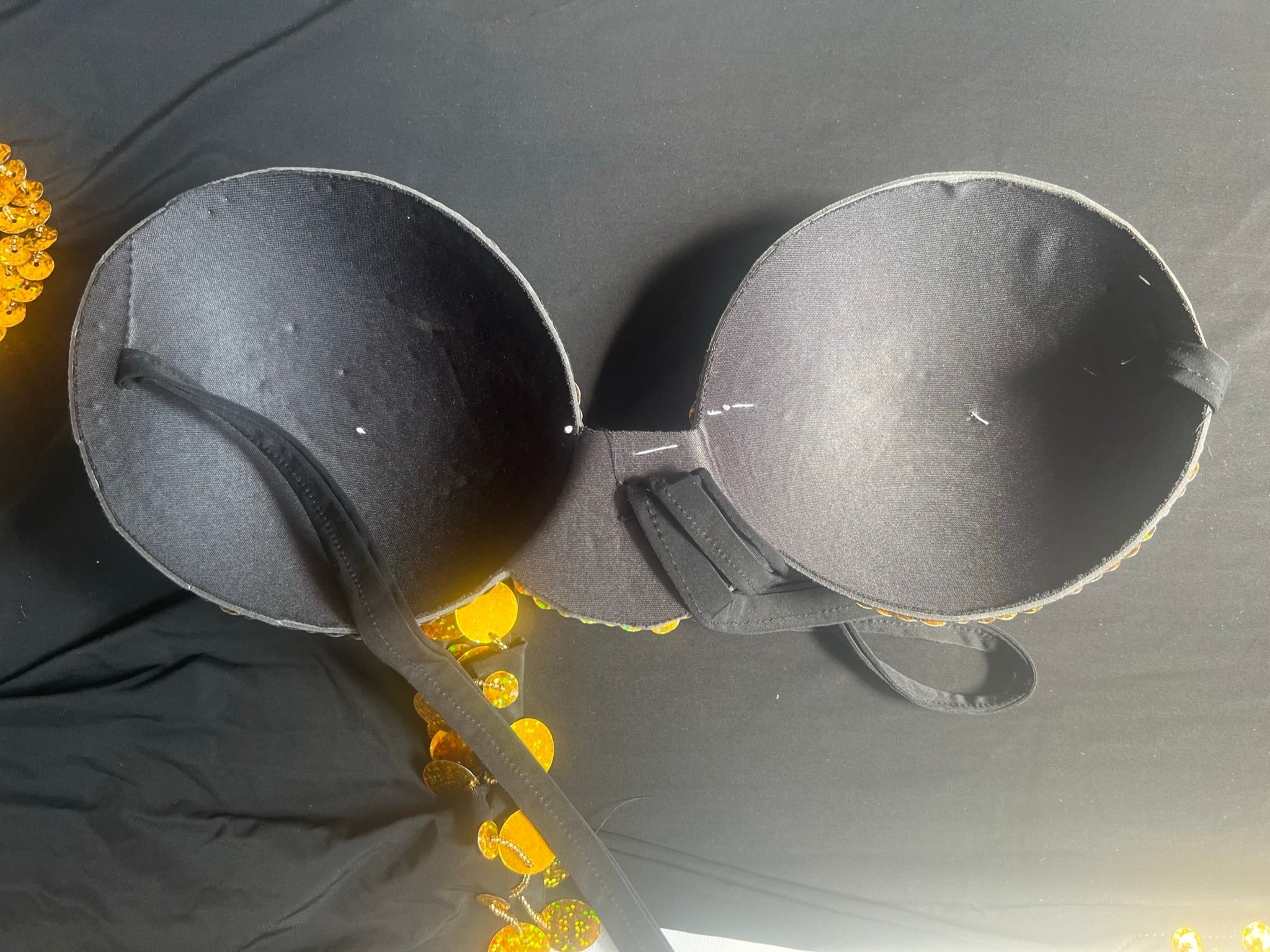 Egyptian Belly Dance Sexy dress with bra, oriental dance costume, بدلة رقص شرقى