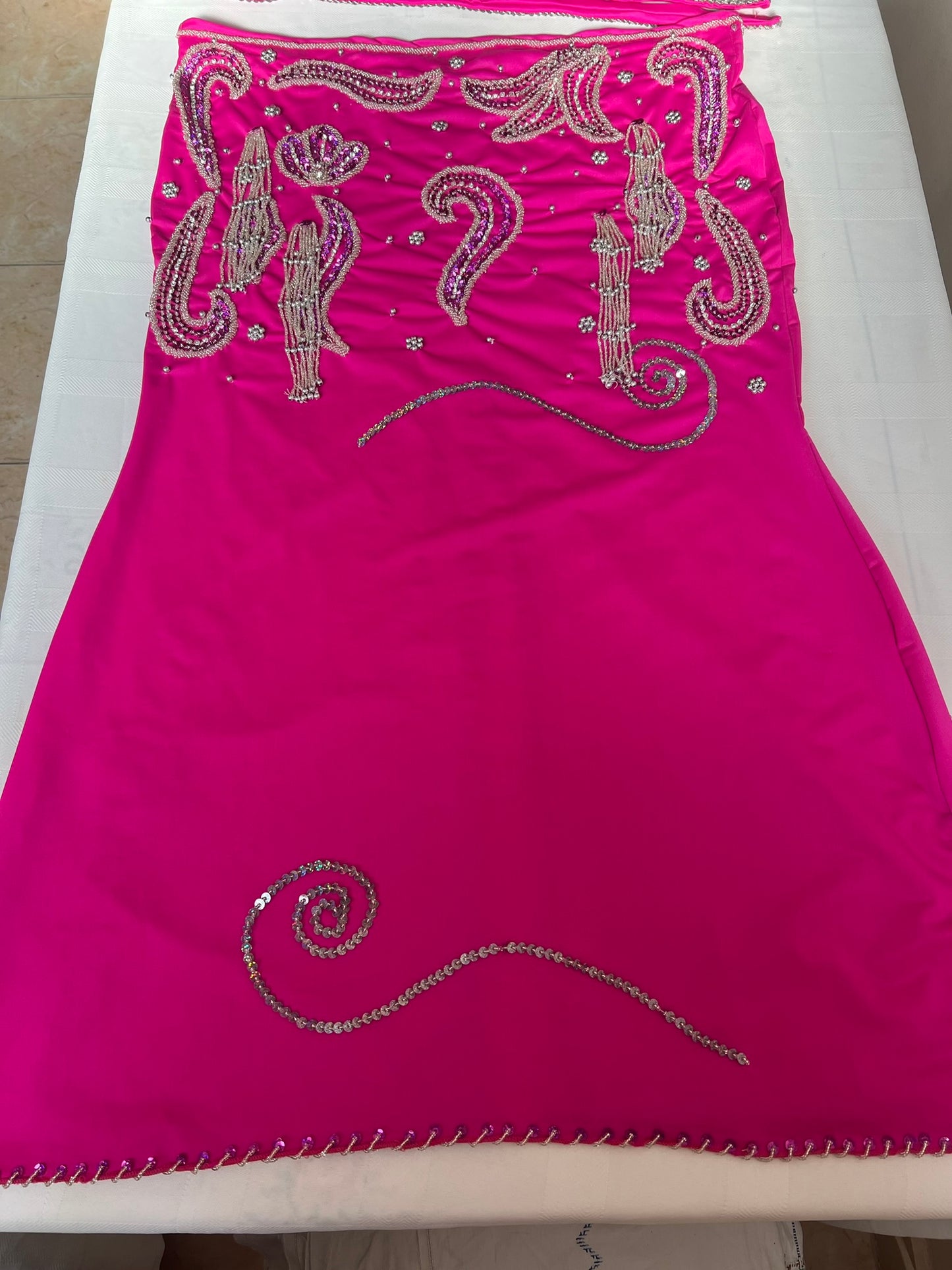 Professional Belly Dance Costume from Egypt Custom-Made belly dance Dress New, Handmade embroidery oriental outfit, any colour for any size.