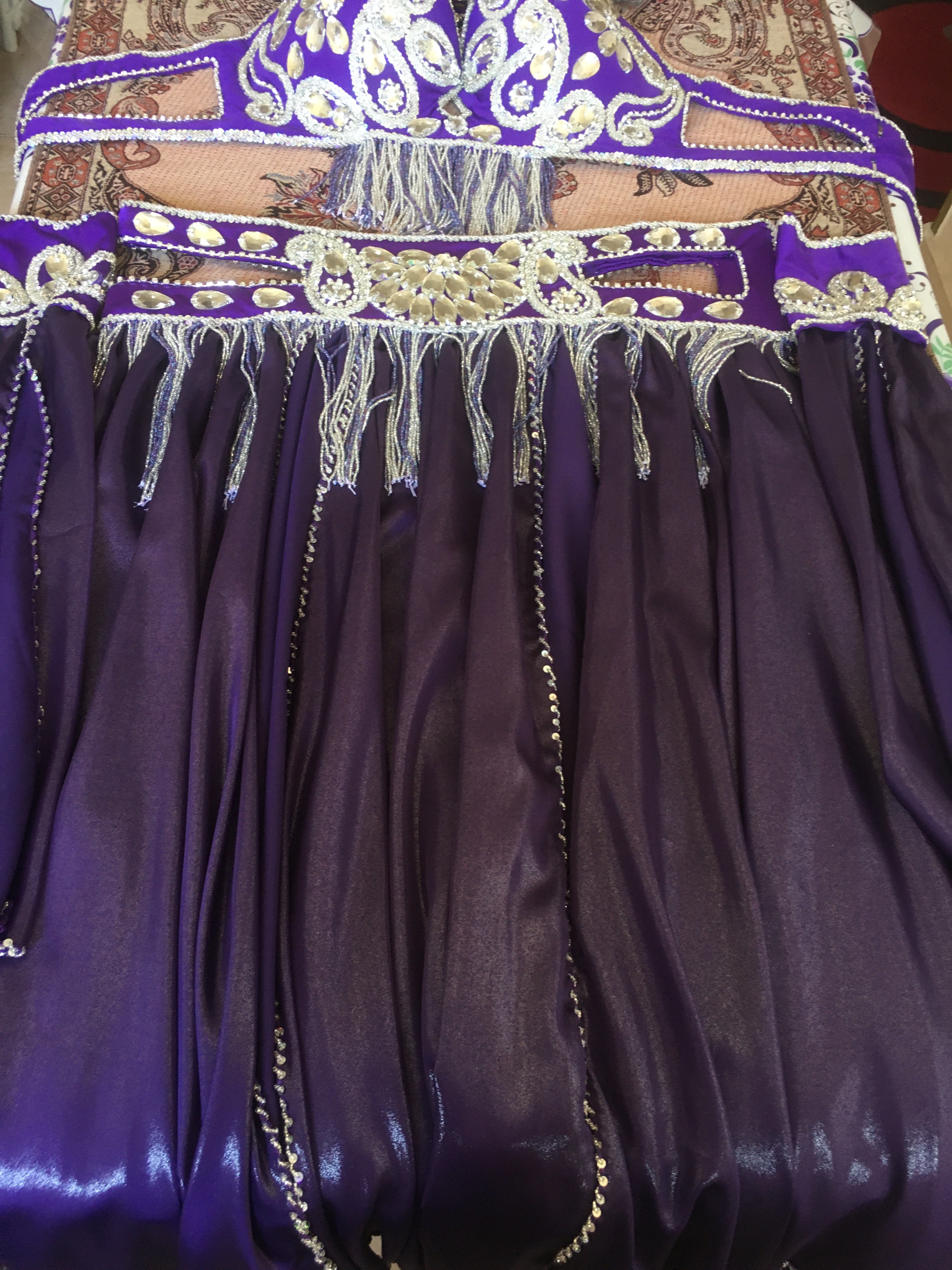 Handmade Egyptian Belly Dance Costume – Custom Colors & Sizes – Professional Quality