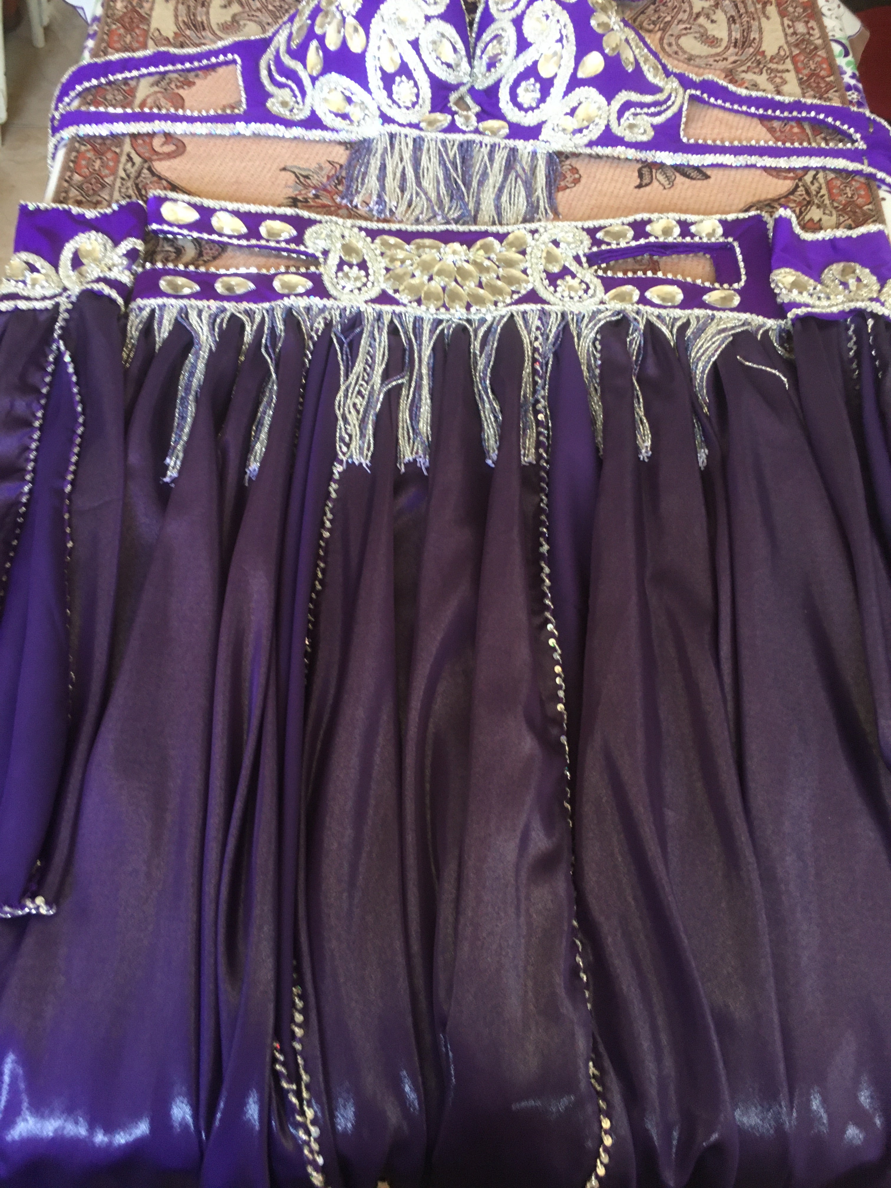 Handmade Egyptian Belly Dance Costume – Custom Colors & Sizes – Professional Quality