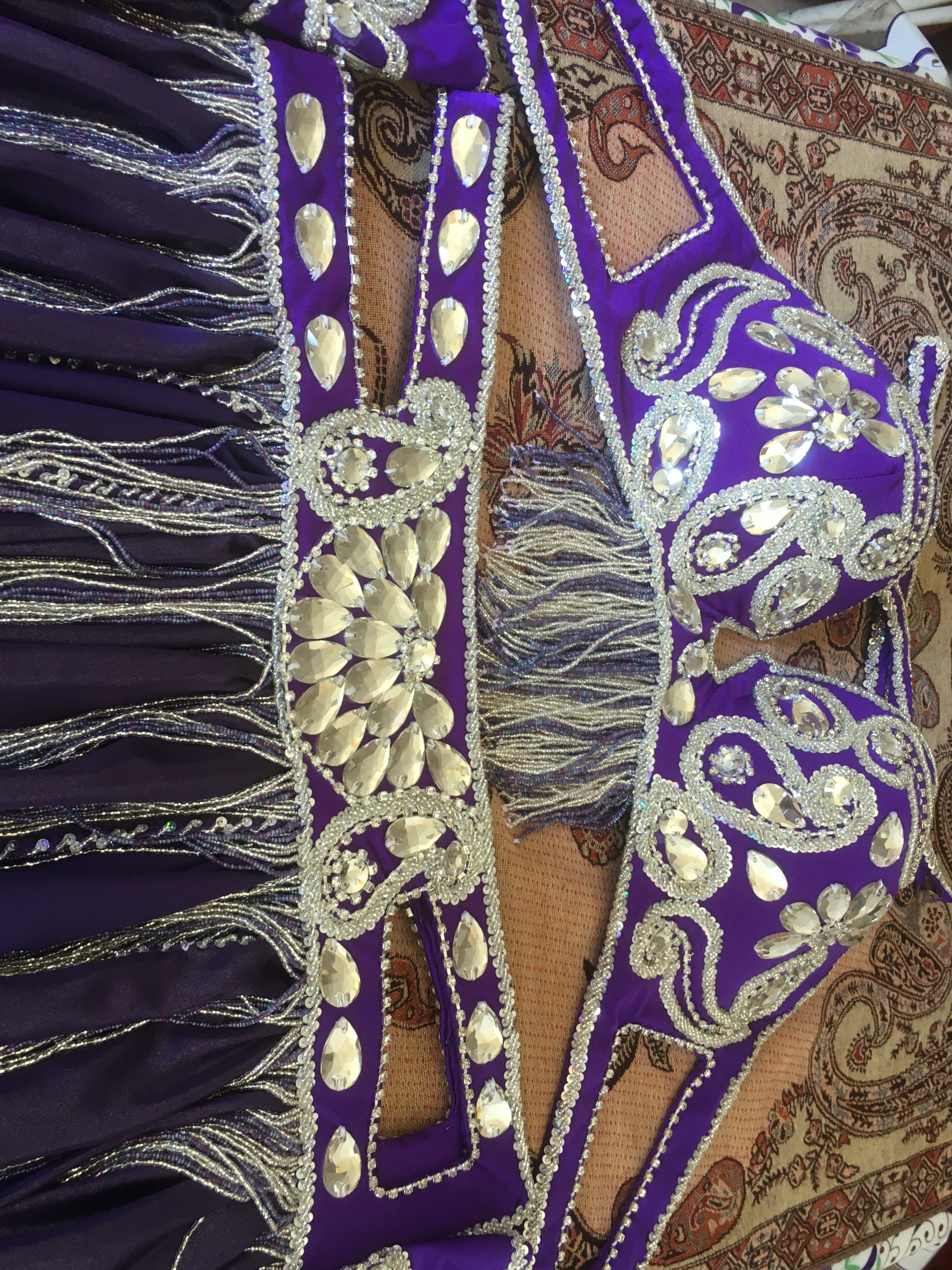 Handmade Egyptian Belly Dance Costume – Custom Colors & Sizes – Professional Quality