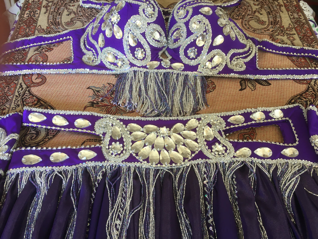 Handmade Egyptian Belly Dance Costume – Custom Colors & Sizes – Professional Quality