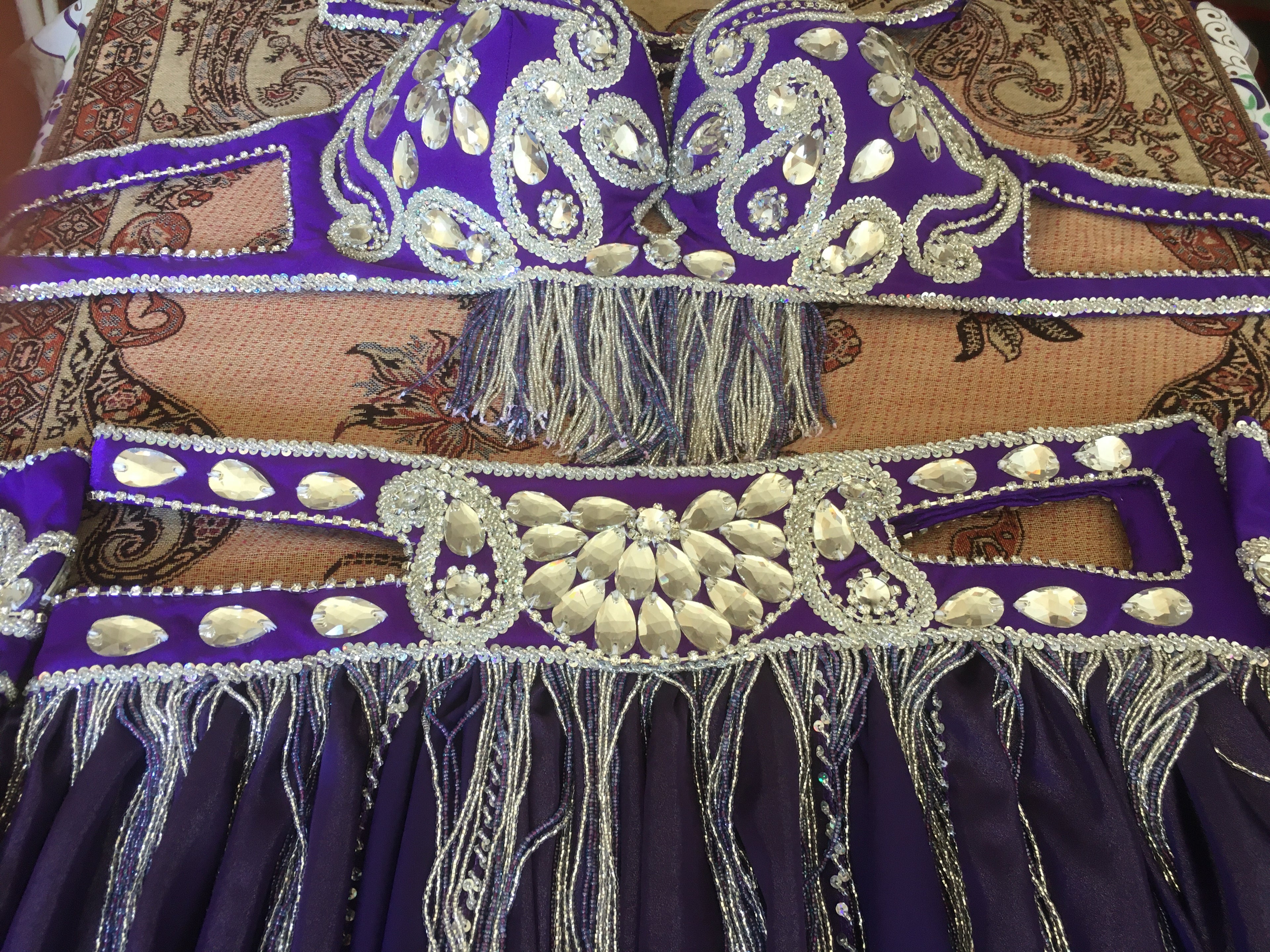 Handmade Egyptian Belly Dance Costume – Custom Colors & Sizes – Professional Quality