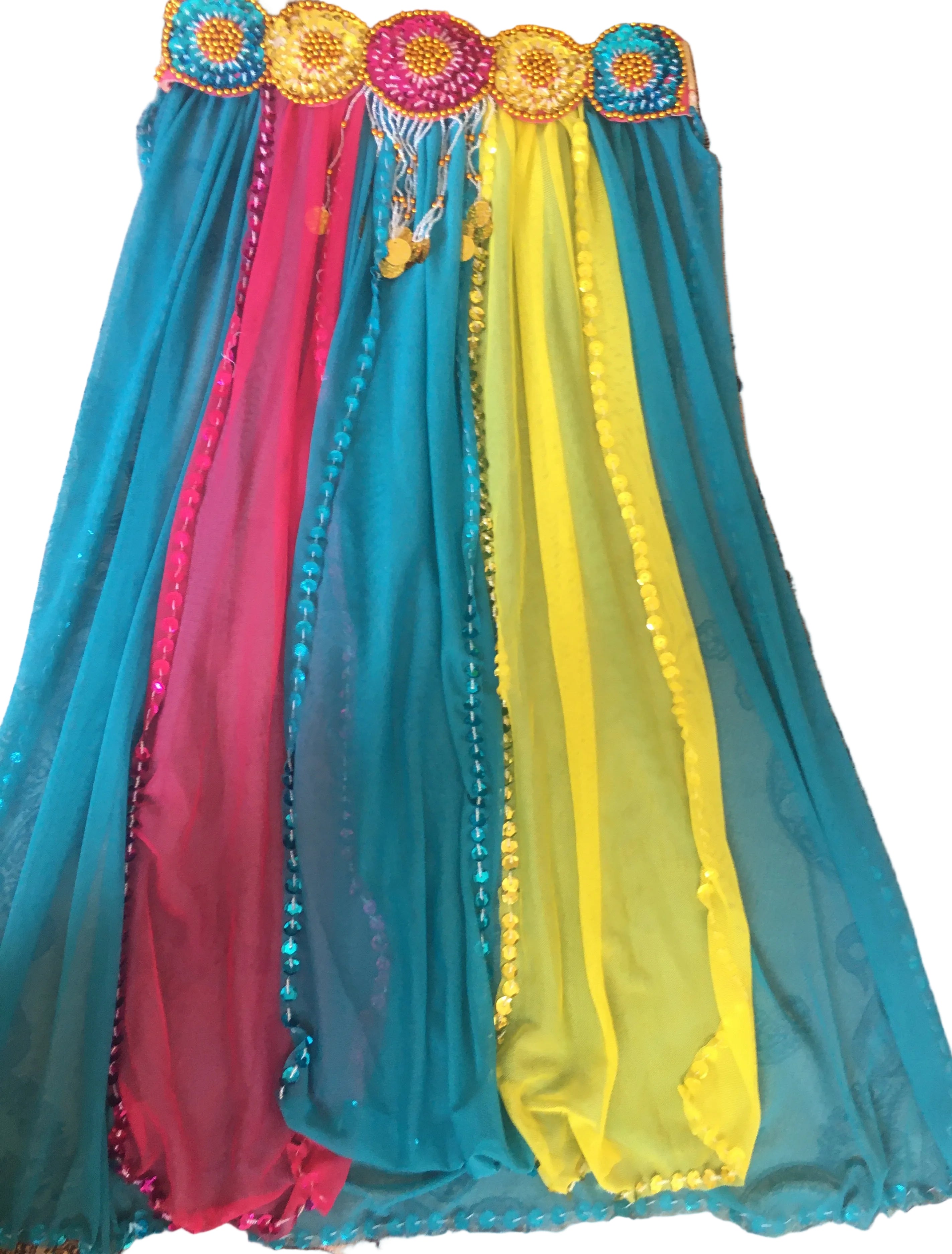 Sexy Egyptian professional belly dance costume, Handmade multi-colour belly dance outfit بدلة رقص شرقى