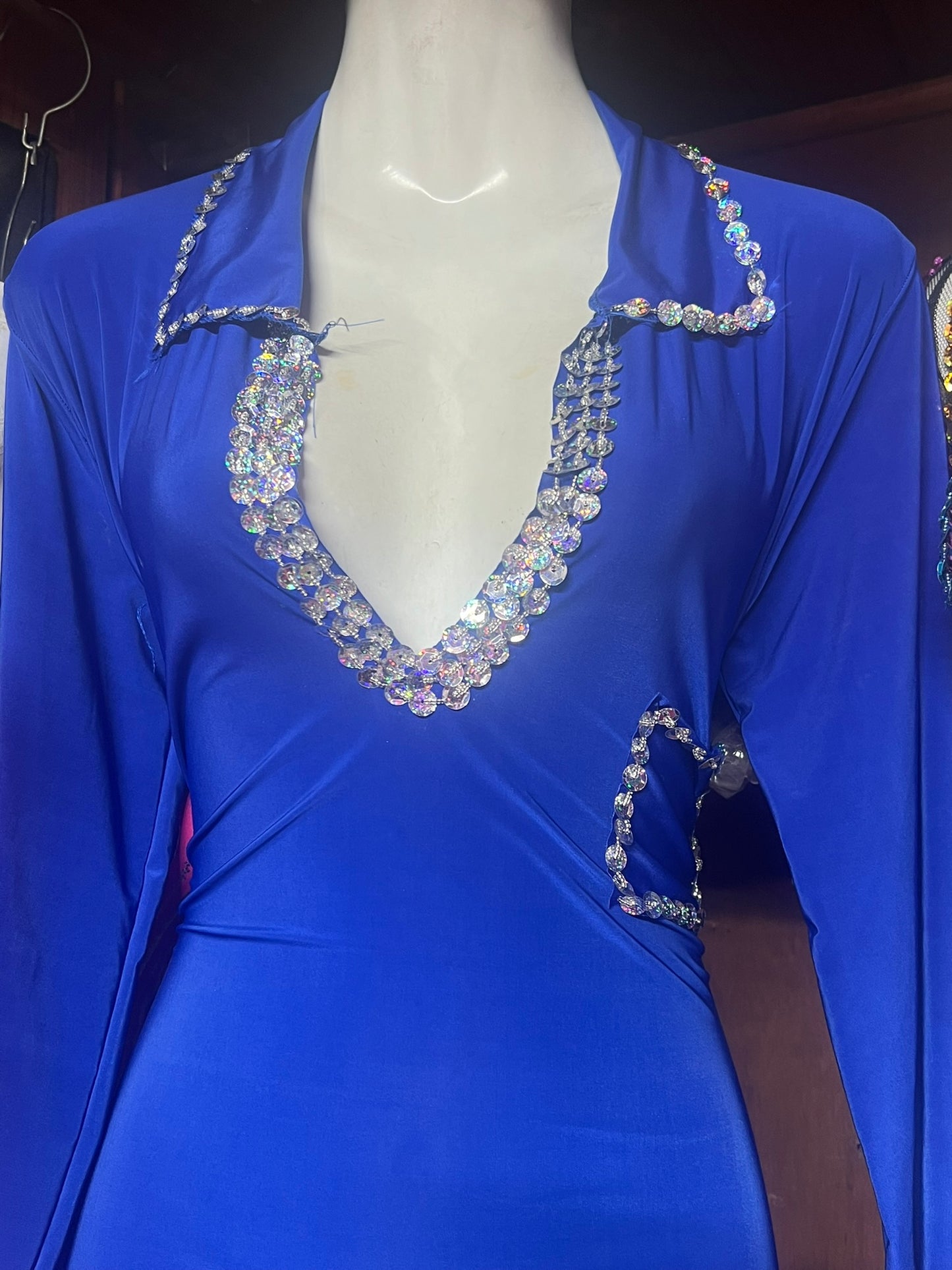 Egyptian Sexy Belly dance Dress, Saidi Dancing Galabia, Raqs sharqi Abaya outfit, one size