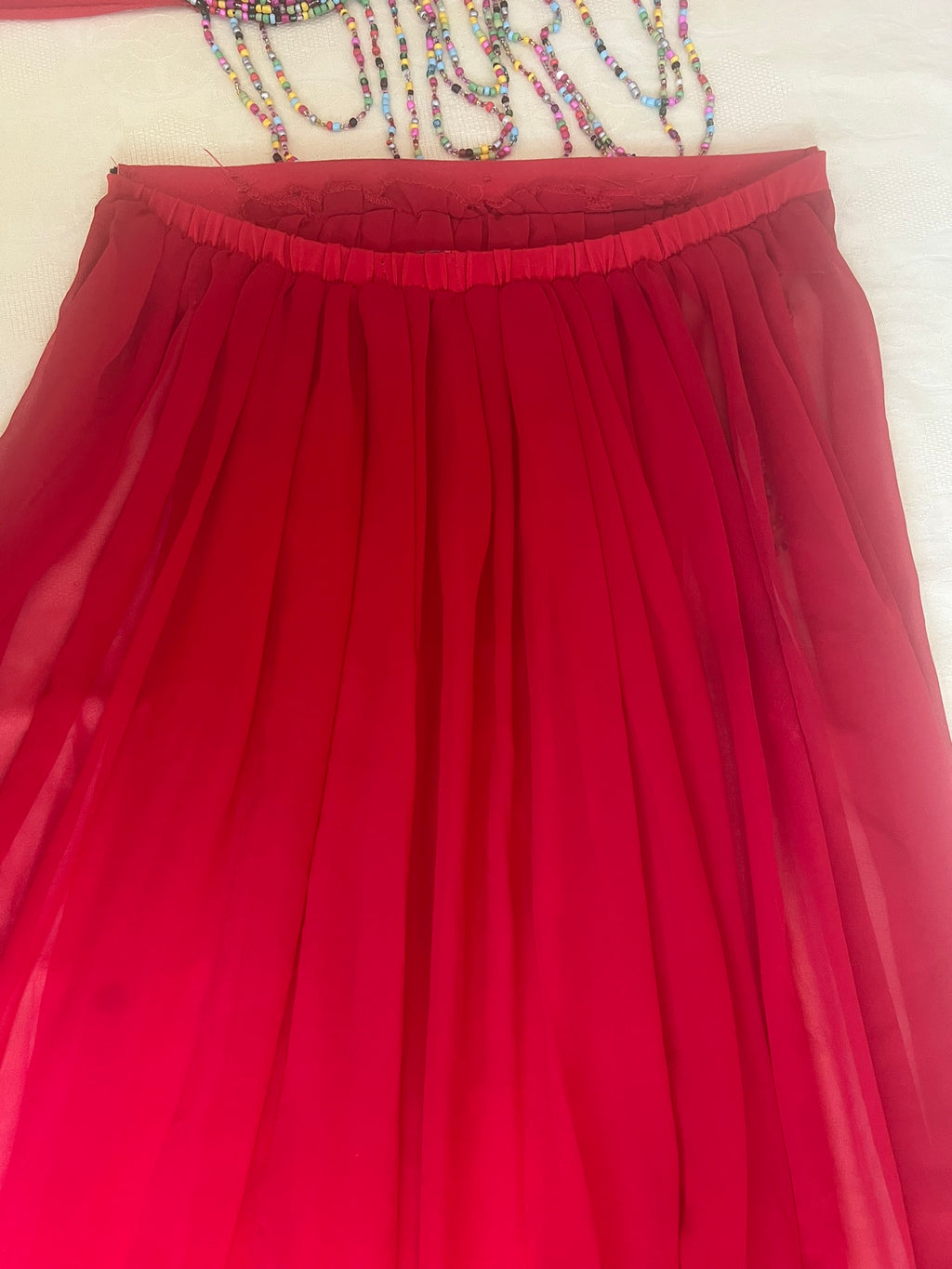 Egyptian belly dance costume, handmade Embroidered fits M OR L outfit, belt, skirt, bra بدلة رقص شرقى