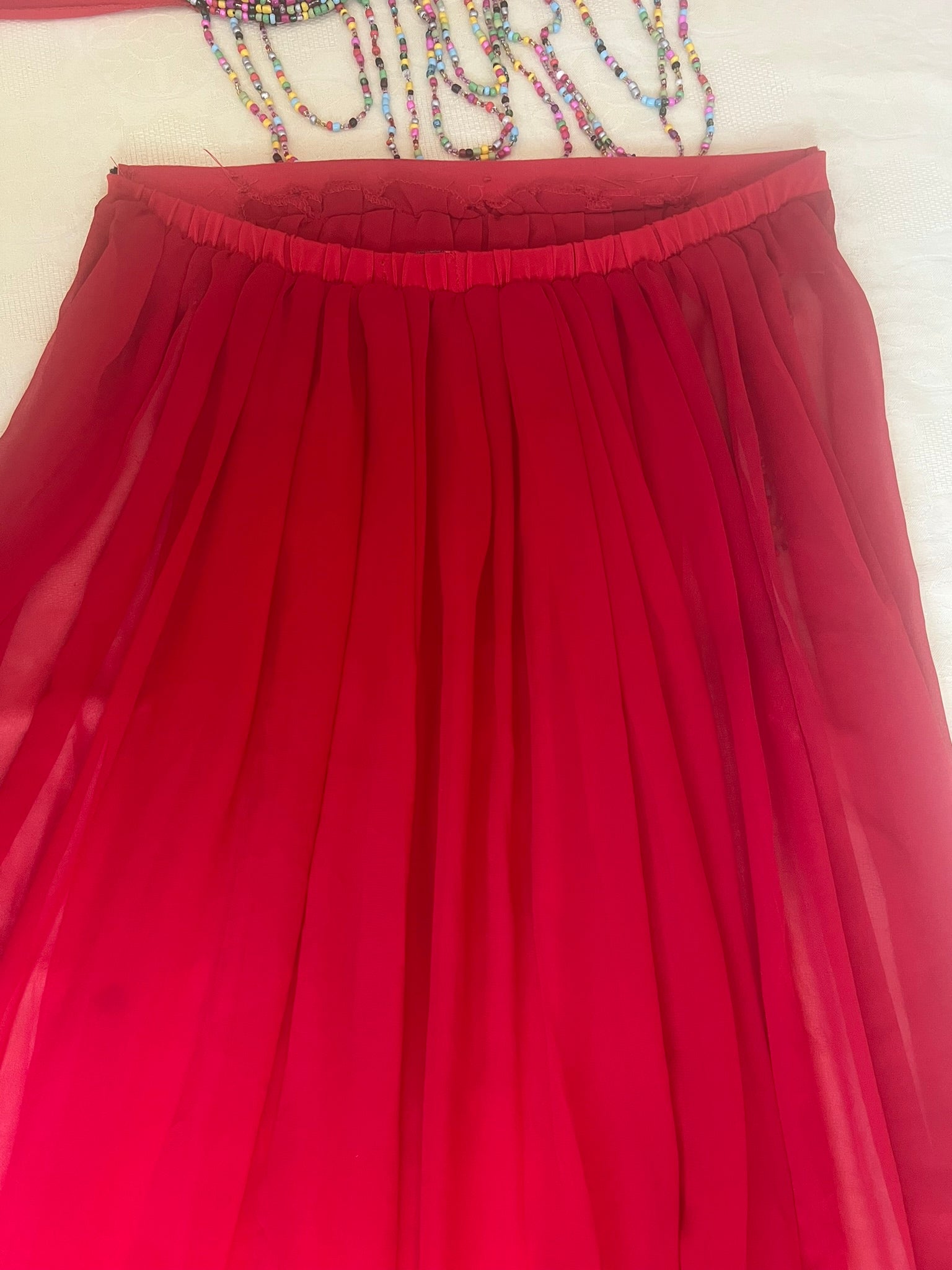 Egyptian belly dance costume, handmade Embroidered fits M OR L outfit, belt, skirt, bra بدلة رقص شرقى