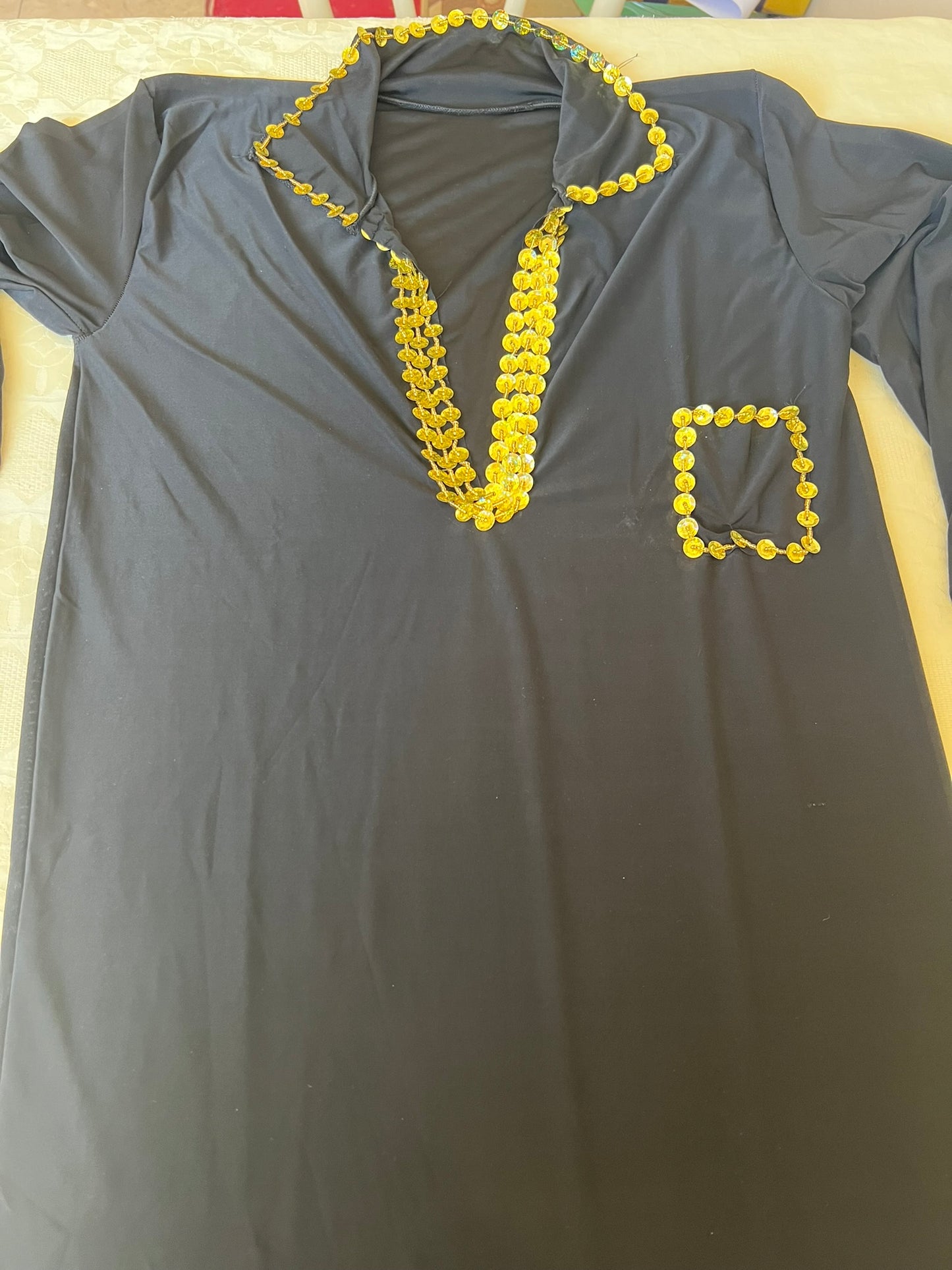 Egyptian Sexy Belly dance Dress, Saidi Dancing Galabia, Raqs sharqi Abaya outfit, one size