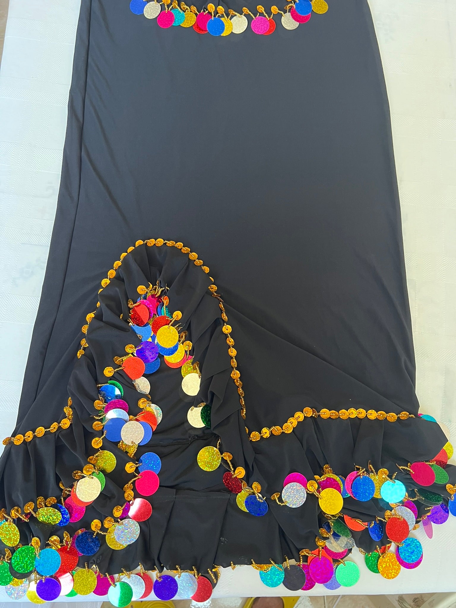 Egyptian Belly Dance Dress Saidi Costume, Baladi Galabia, Fallahi Abaya, Kaftan, Handmade embroidery , one size, Gypsy, Iskandaryan outfit