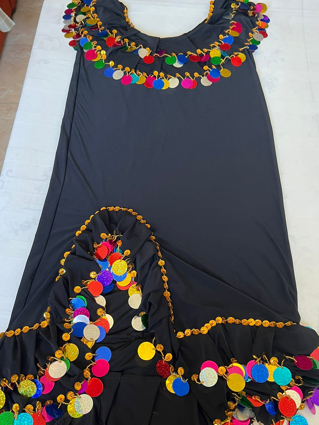 Egyptian Belly Dance Dress Saidi Costume, Baladi Galabia, Fallahi Abaya, Kaftan, Handmade embroidery , one size, Gypsy, Iskandaryan outfit