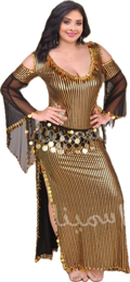 Egyptian belly dance dress, handmade one size oriental dance Saidi Galabia outfit, جلابية رقص