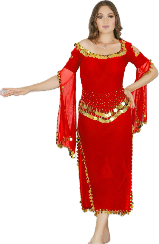 Egyptian Belly Dance sexy Dress, Saidi Costume, Baladi Galabia, Fallahi Abaya, جلابية رقص شرقى