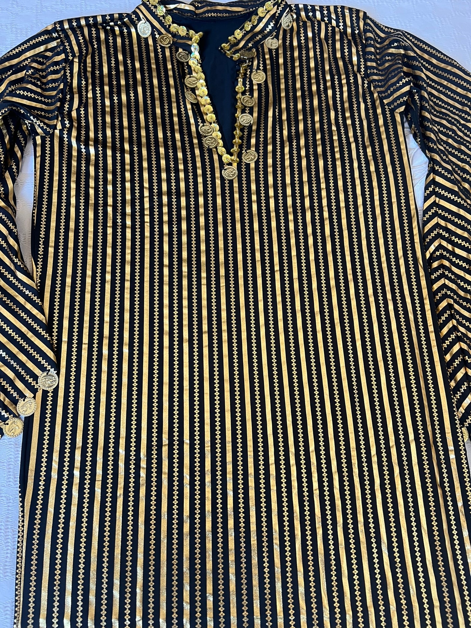 Egyptian Belly Dance Dress Saidi Costume Baladi Galabia Fallahi Abaya Kaftan