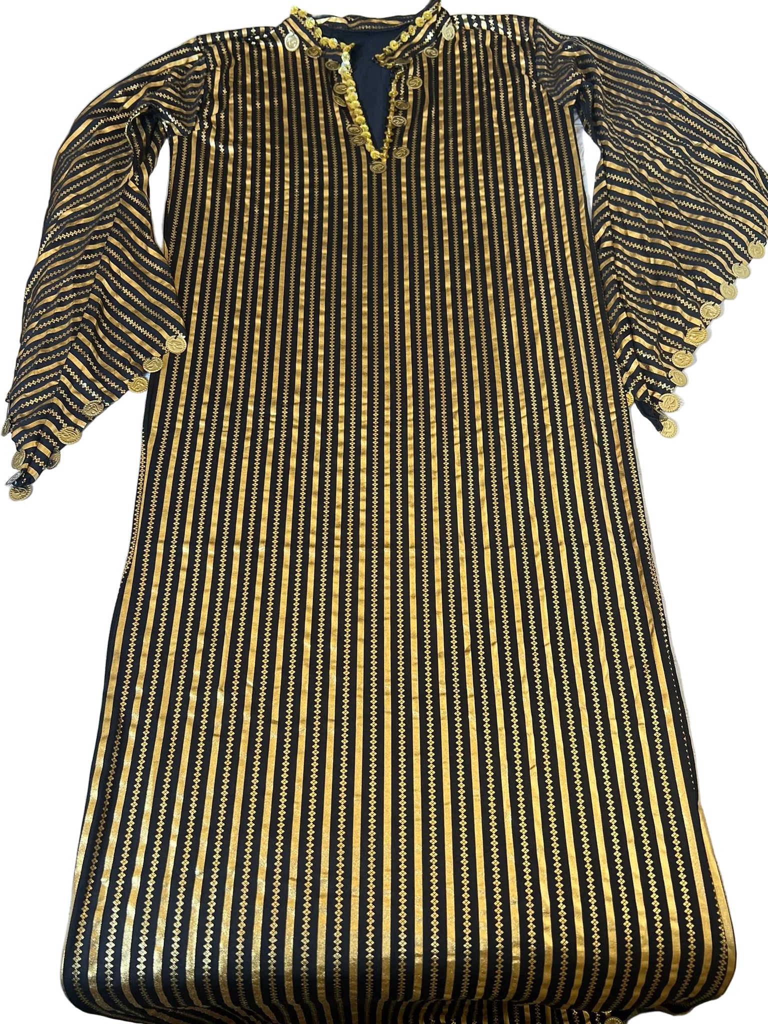 Egyptian Belly Dance Dress Saidi Costume Baladi Galabia Fallahi Abaya Kaftan