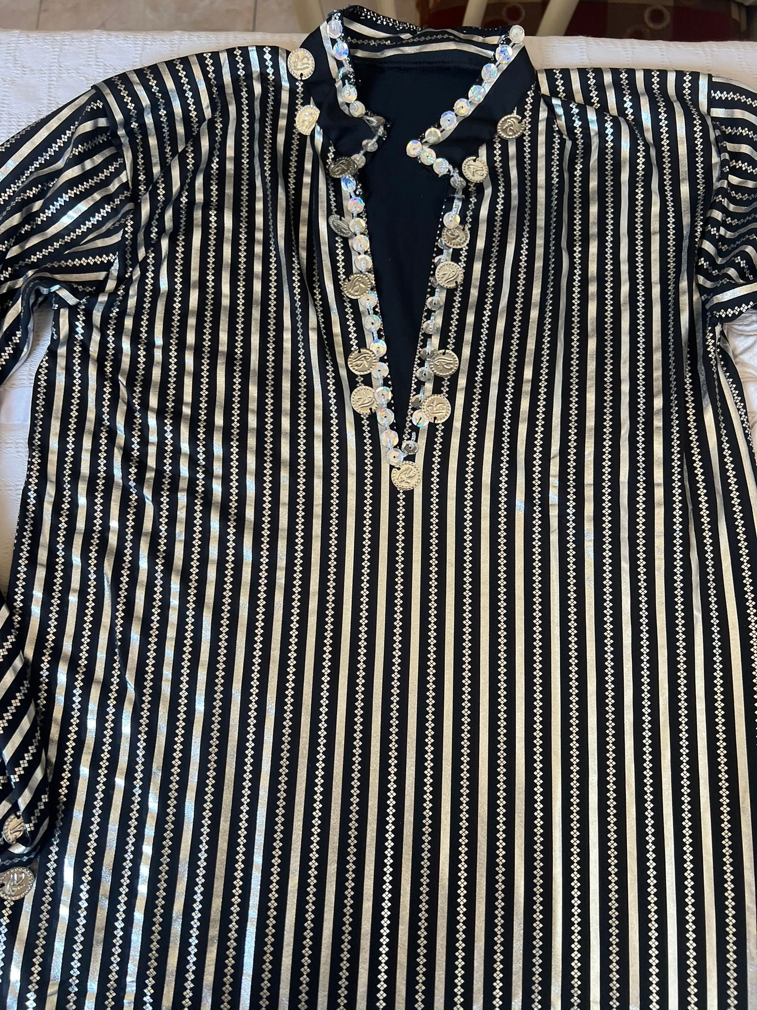 Egyptian Belly Dance Dress Saidi Costume, Baladi Galabia, Fallahi Abaya, Kaftan