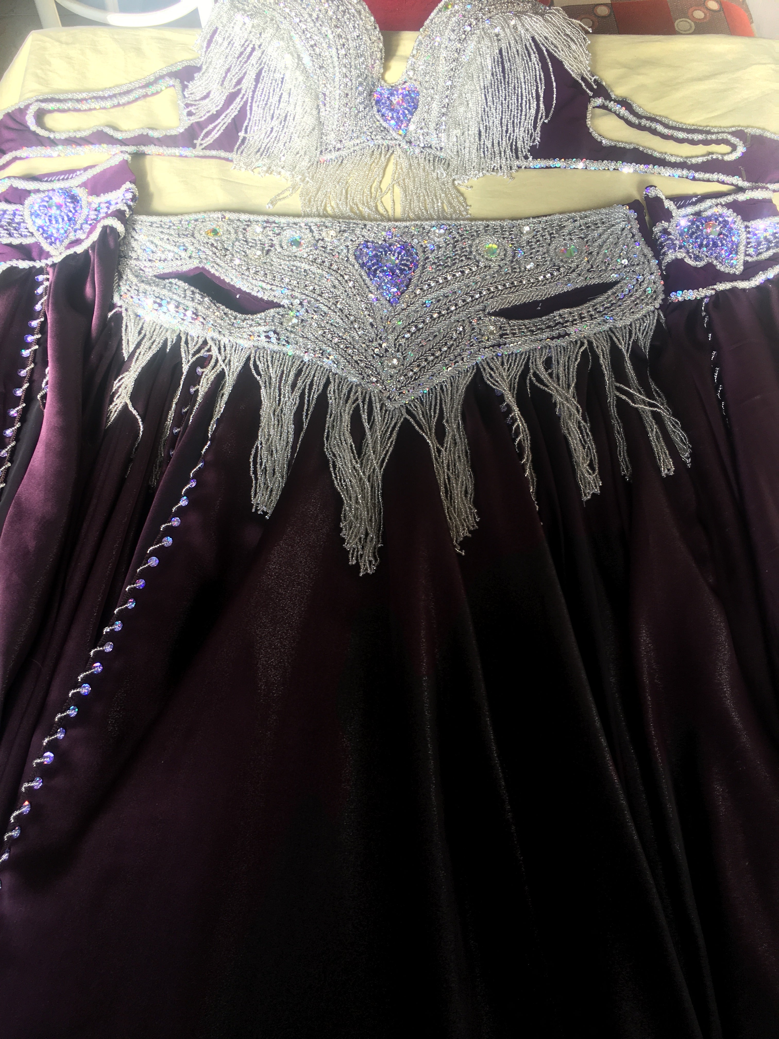 Professional Egyptian Belly Dance Costume BELLYDANCE Custom-made Any Colour New