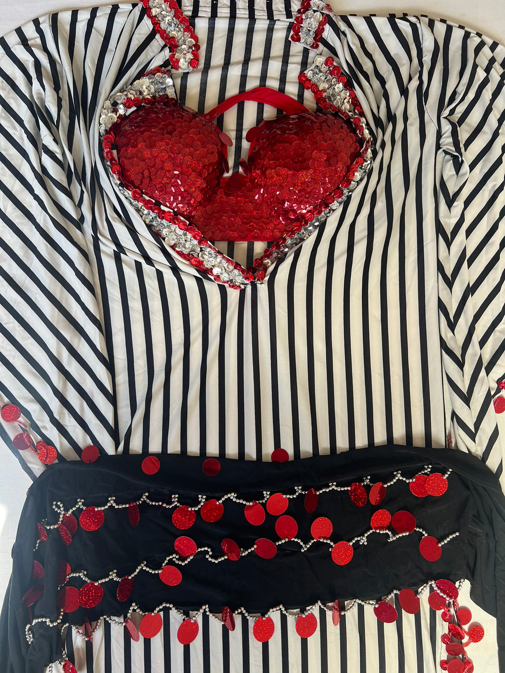 Egyptian Oriental Belly Dance Dress, with bra & hip scarf included, Belly dancing outfit